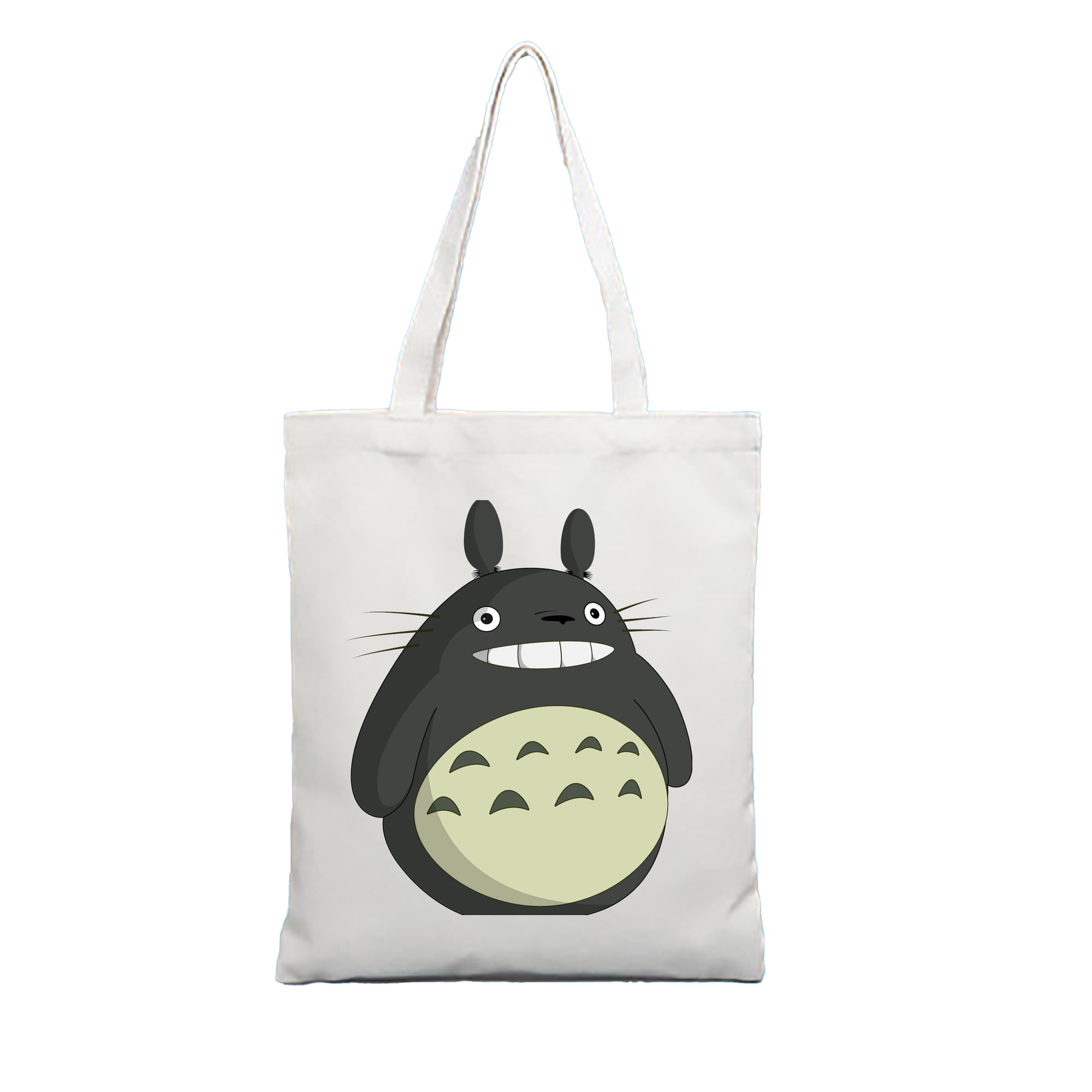 （画像用） となりのトトロ 草壁メイ 草壁サツキ My Neighbor Totoro Satsuki Kusakabe Mei Kusakabe 縦型キャンバス生地手提げバッグ　トートバッグ