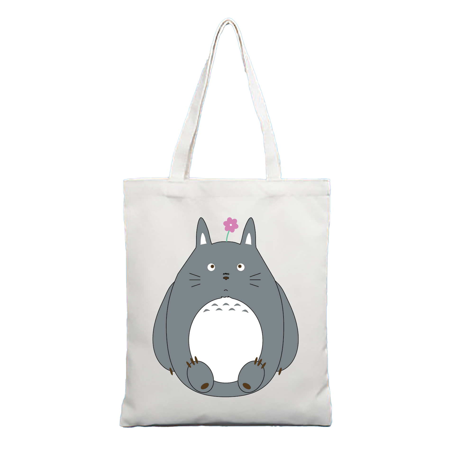 （画像用） となりのトトロ 草壁メイ 草壁サツキ My Neighbor Totoro Satsuki Kusakabe Mei Kusakabe 縦型キャンバス生地手提げバッグ　トートバッグ