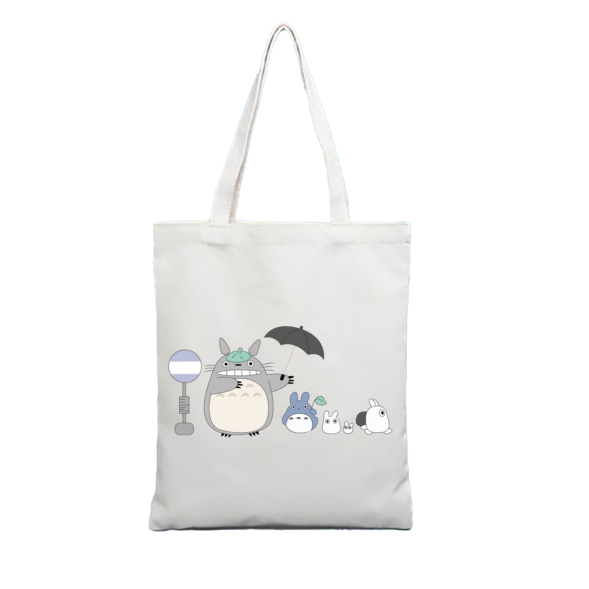 （画像用） となりのトトロ 草壁メイ 草壁サツキ My Neighbor Totoro Satsuki Kusakabe Mei Kusakabe 縦型キャンバス生地手提げバッグ　トートバッグ