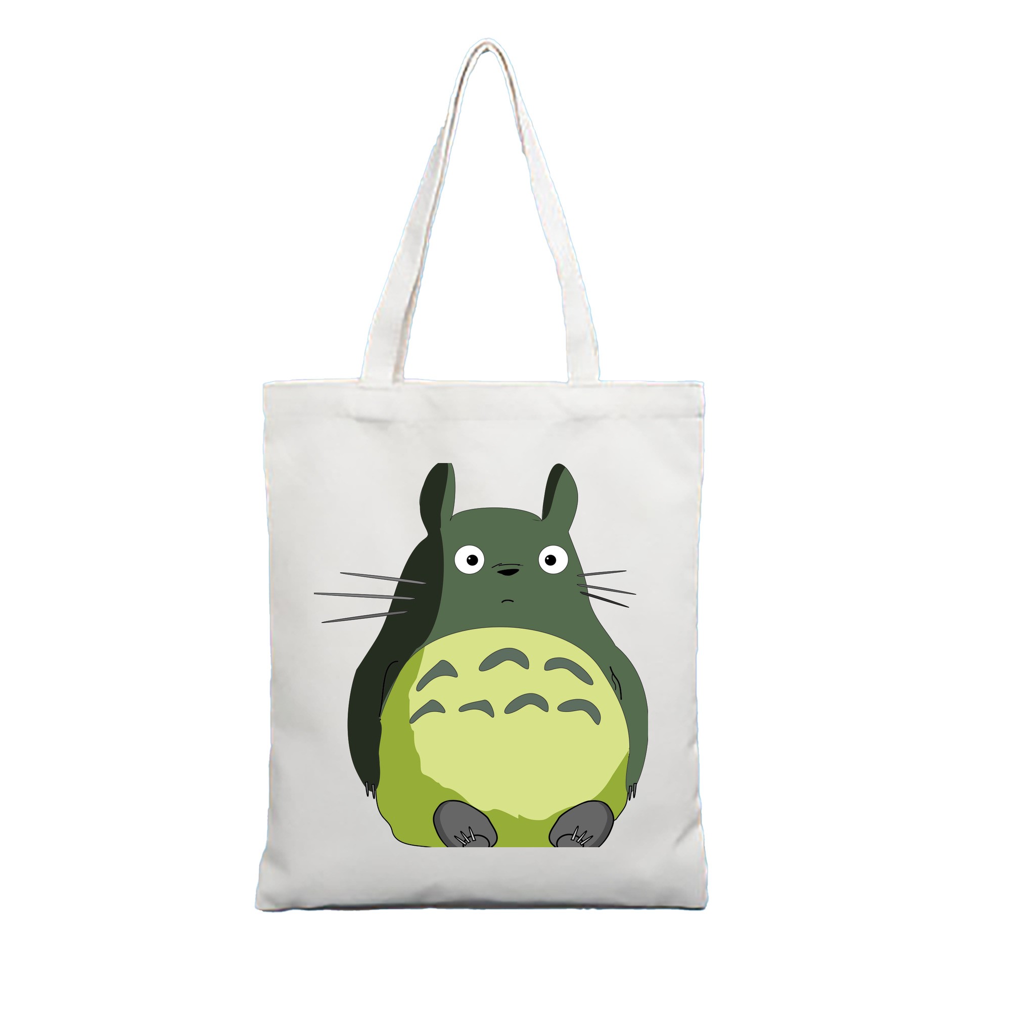 （画像用） となりのトトロ 草壁メイ 草壁サツキ My Neighbor Totoro Satsuki Kusakabe Mei Kusakabe 縦型キャンバス生地手提げバッグ　トートバッグ