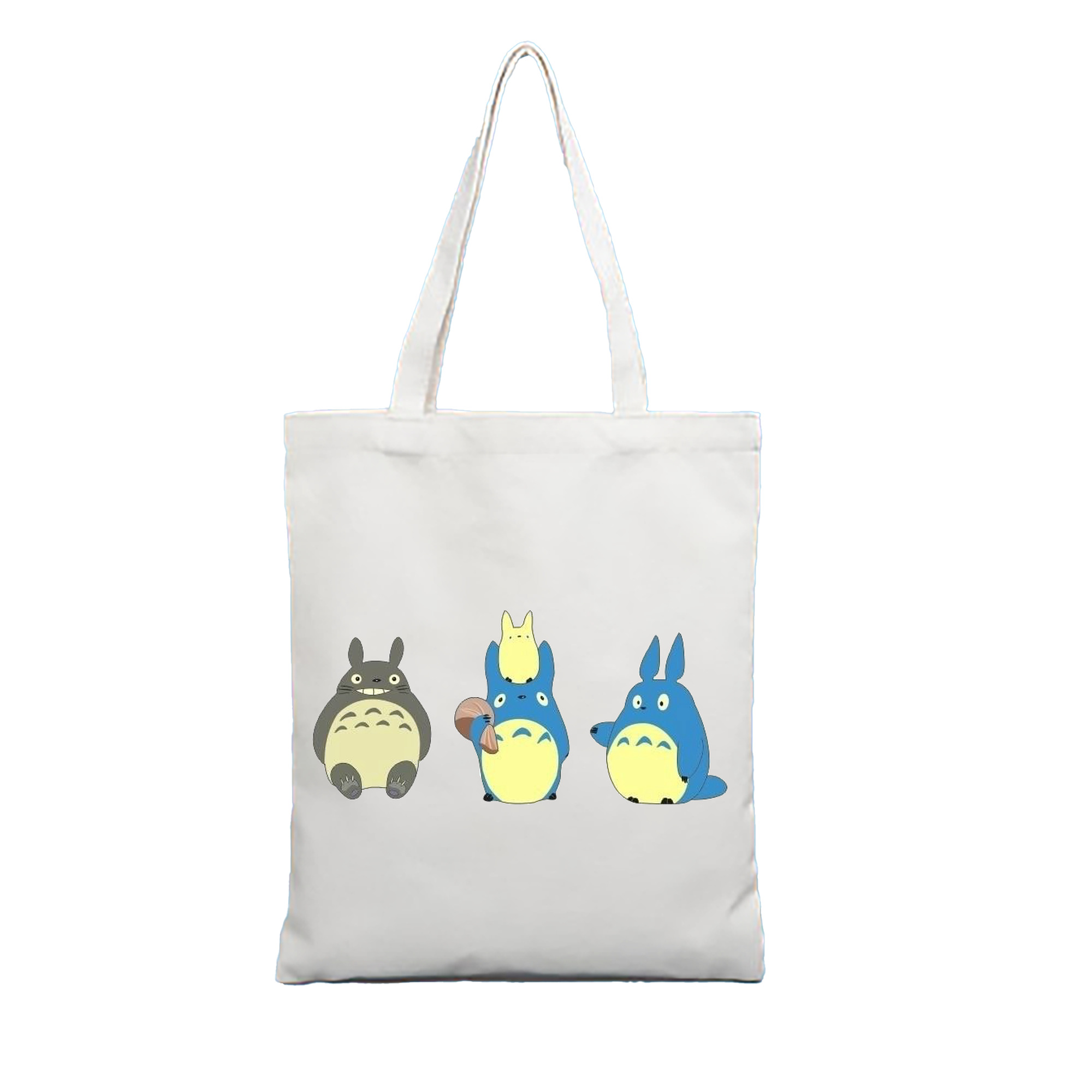 （画像用） となりのトトロ 草壁メイ 草壁サツキ My Neighbor Totoro Satsuki Kusakabe Mei Kusakabe 縦型キャンバス生地手提げバッグ　トートバッグ