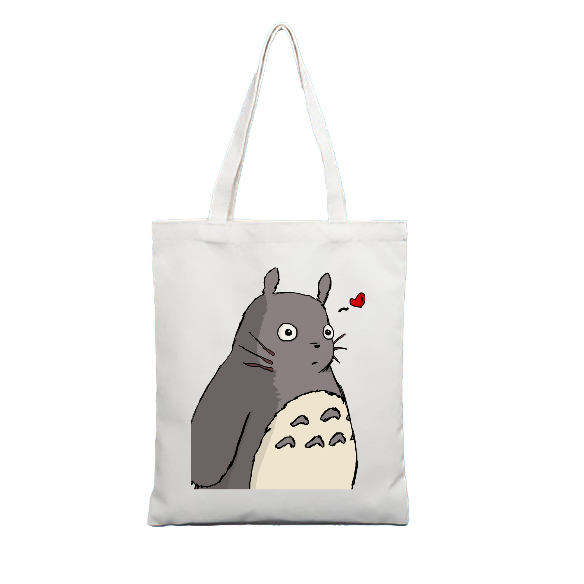 （画像用） となりのトトロ 草壁メイ 草壁サツキ My Neighbor Totoro Satsuki Kusakabe Mei Kusakabe 縦型キャンバス生地手提げバッグ　トートバッグ