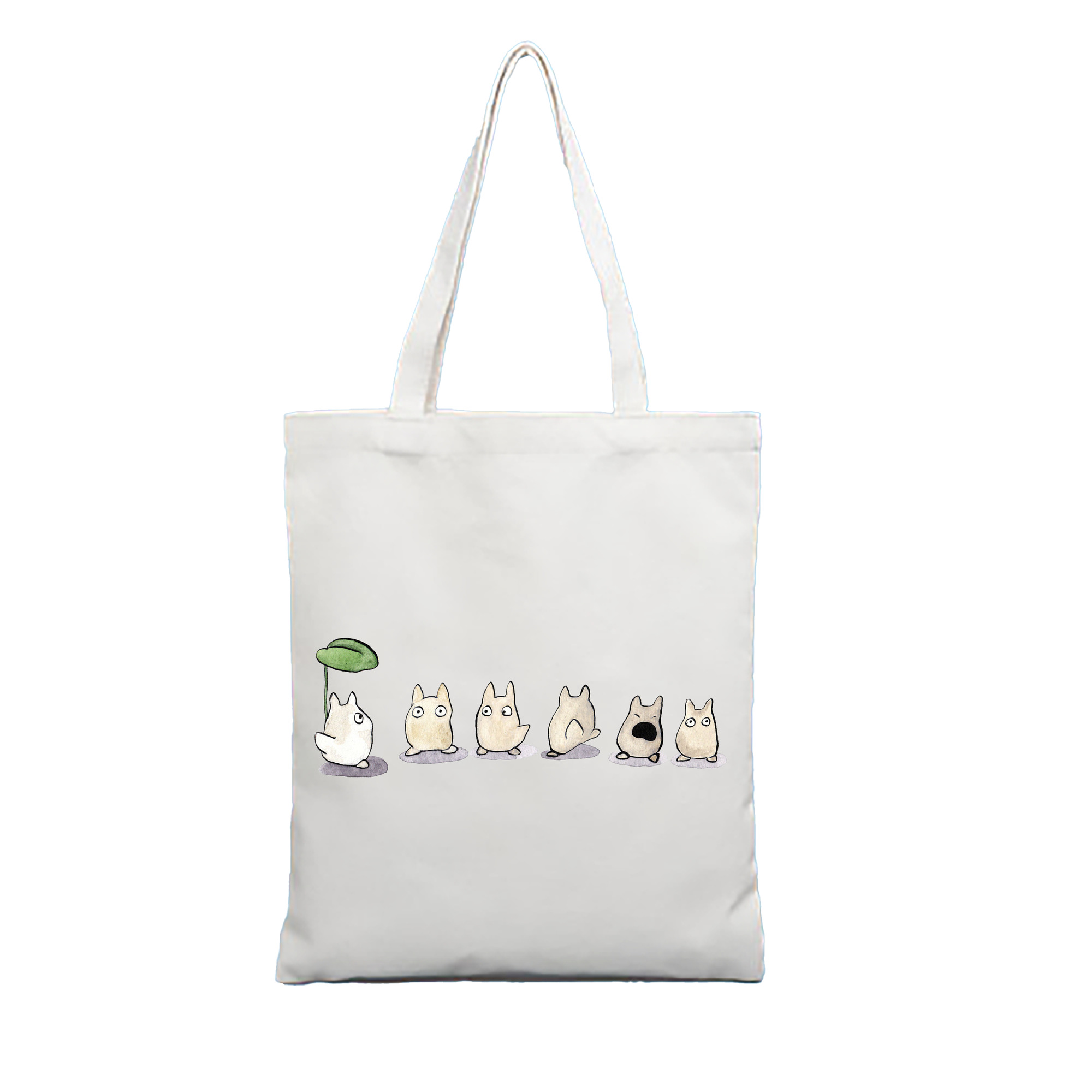 （画像用） となりのトトロ 草壁メイ 草壁サツキ My Neighbor Totoro Satsuki Kusakabe Mei Kusakabe 縦型キャンバス生地手提げバッグ　トートバッグ