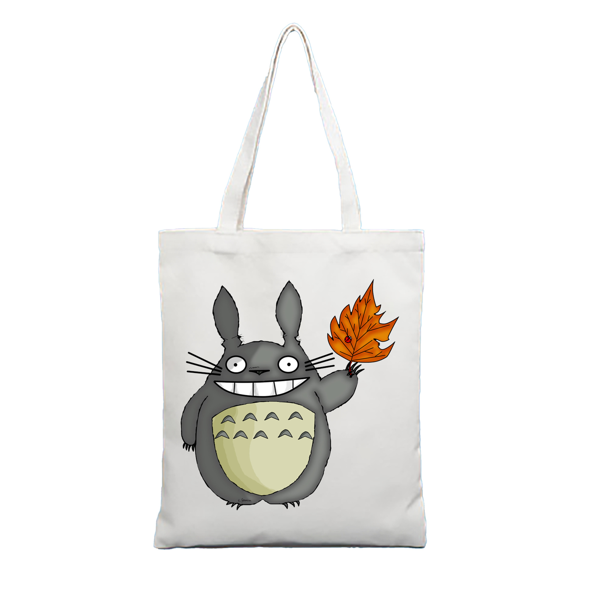 （画像用） となりのトトロ 草壁メイ 草壁サツキ My Neighbor Totoro Satsuki Kusakabe Mei Kusakabe 縦型キャンバス生地手提げバッグ　トートバッグ