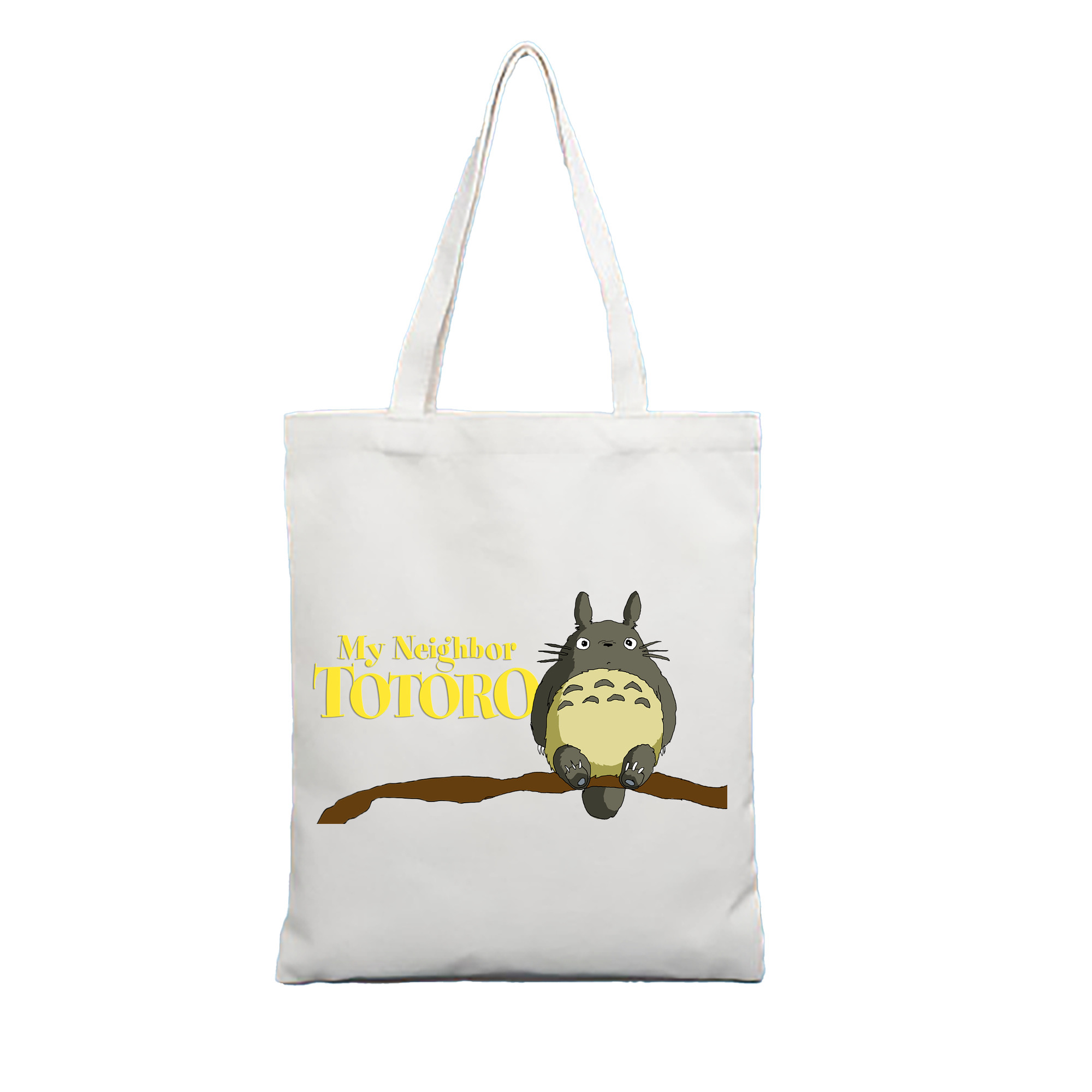 （画像用） となりのトトロ 草壁メイ 草壁サツキ My Neighbor Totoro Satsuki Kusakabe Mei Kusakabe 縦型キャンバス生地手提げバッグ　トートバッグ