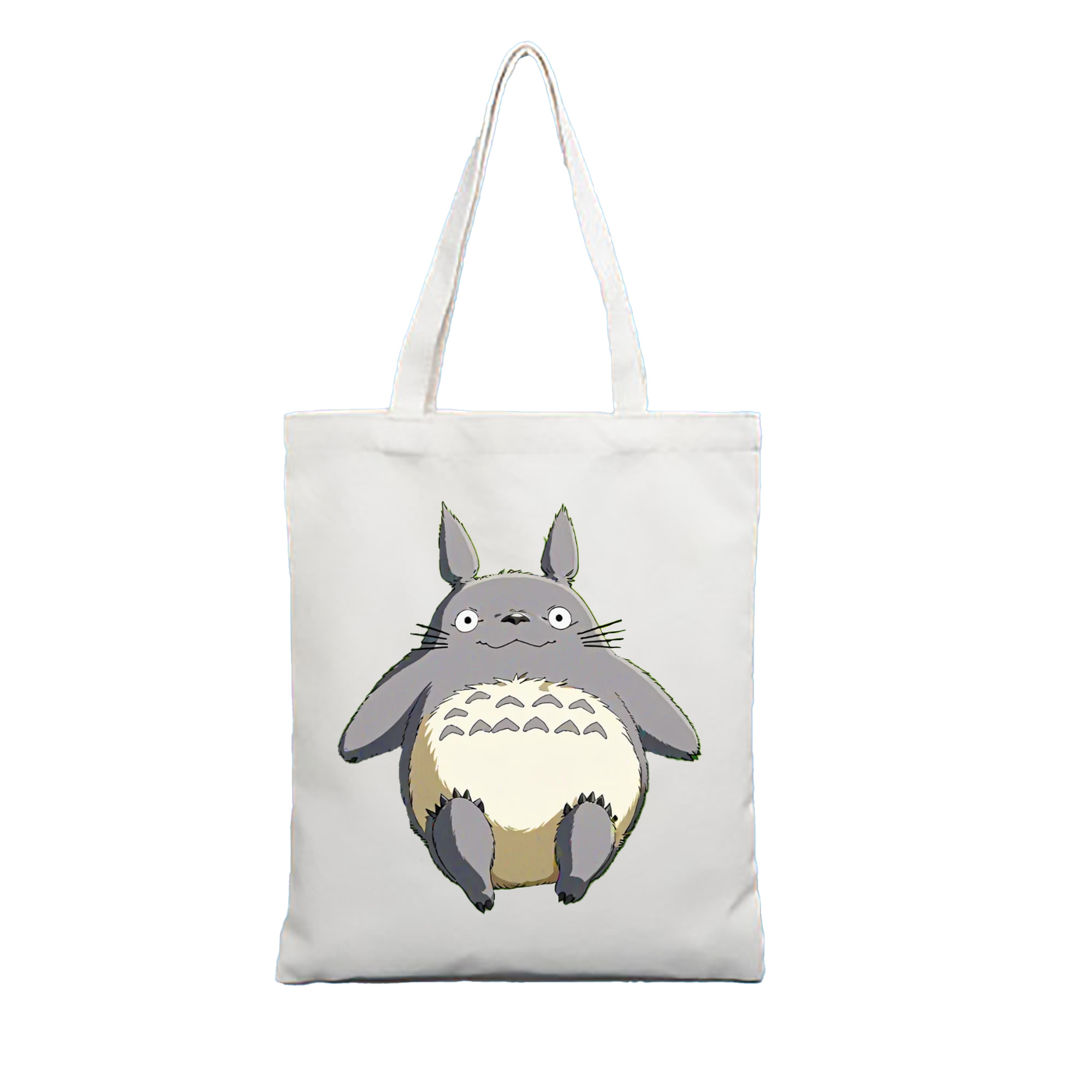 （画像用） となりのトトロ 草壁メイ 草壁サツキ My Neighbor Totoro Satsuki Kusakabe Mei Kusakabe 縦型キャンバス生地手提げバッグ　トートバッグ