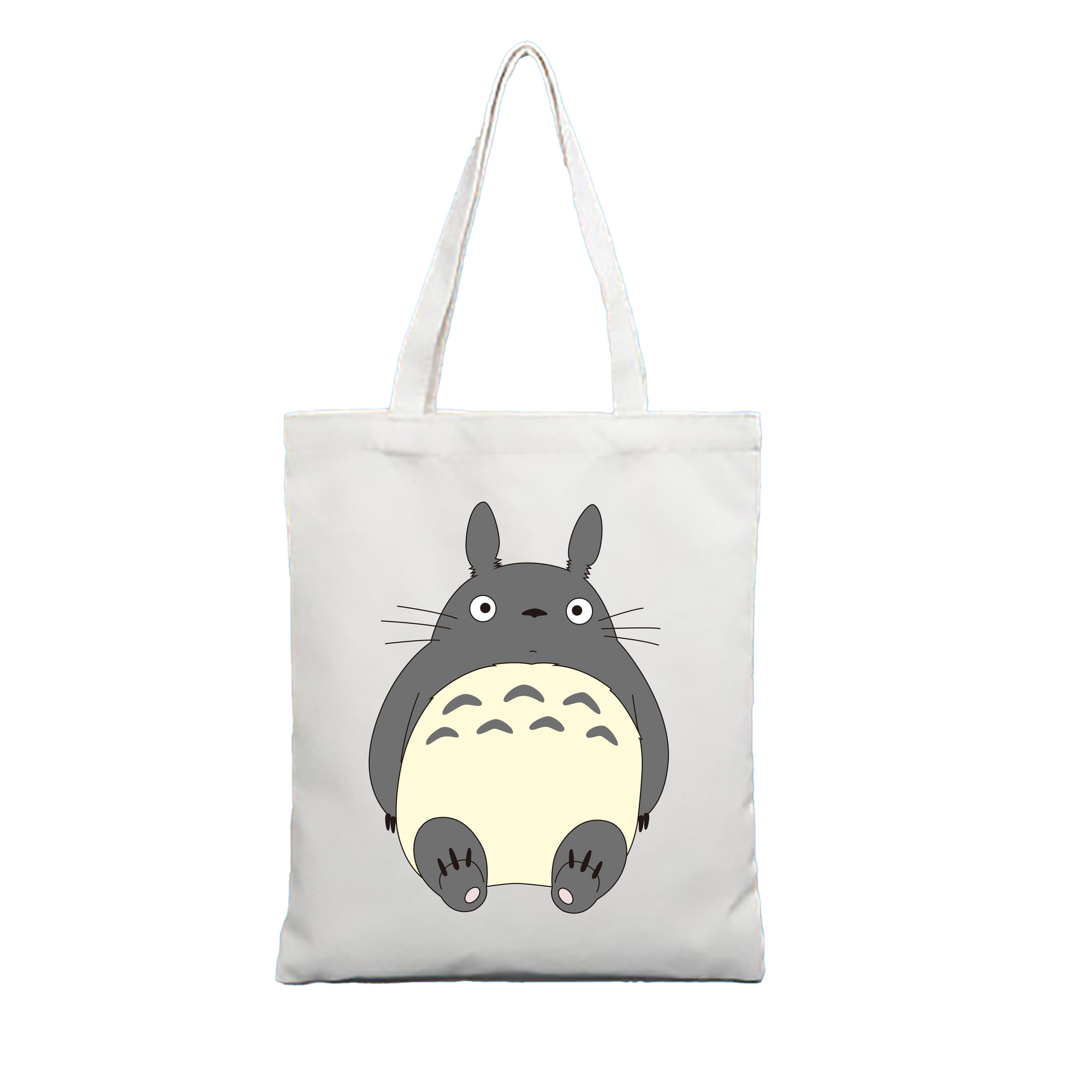 （画像用） となりのトトロ 草壁メイ 草壁サツキ My Neighbor Totoro Satsuki Kusakabe Mei Kusakabe 縦型キャンバス生地手提げバッグ　トートバッグ