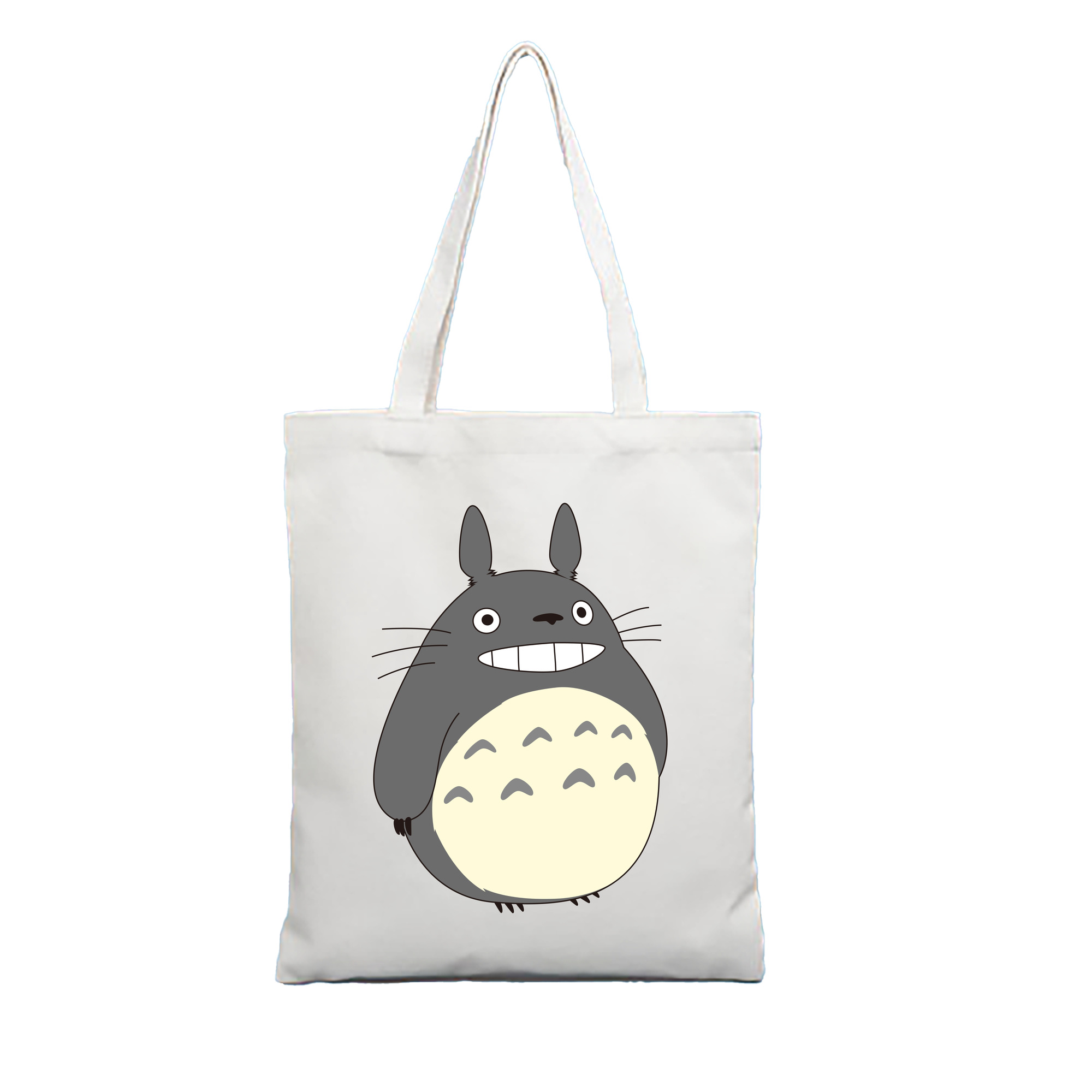 （画像用） となりのトトロ 草壁メイ 草壁サツキ My Neighbor Totoro Satsuki Kusakabe Mei Kusakabe 縦型キャンバス生地手提げバッグ　トートバッグ