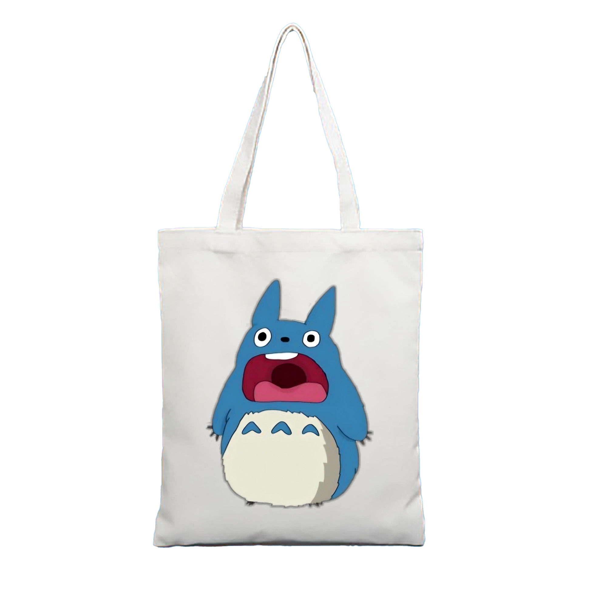 （画像用） となりのトトロ 草壁メイ 草壁サツキ My Neighbor Totoro Satsuki Kusakabe Mei Kusakabe 縦型キャンバス生地手提げバッグ　トートバッグ