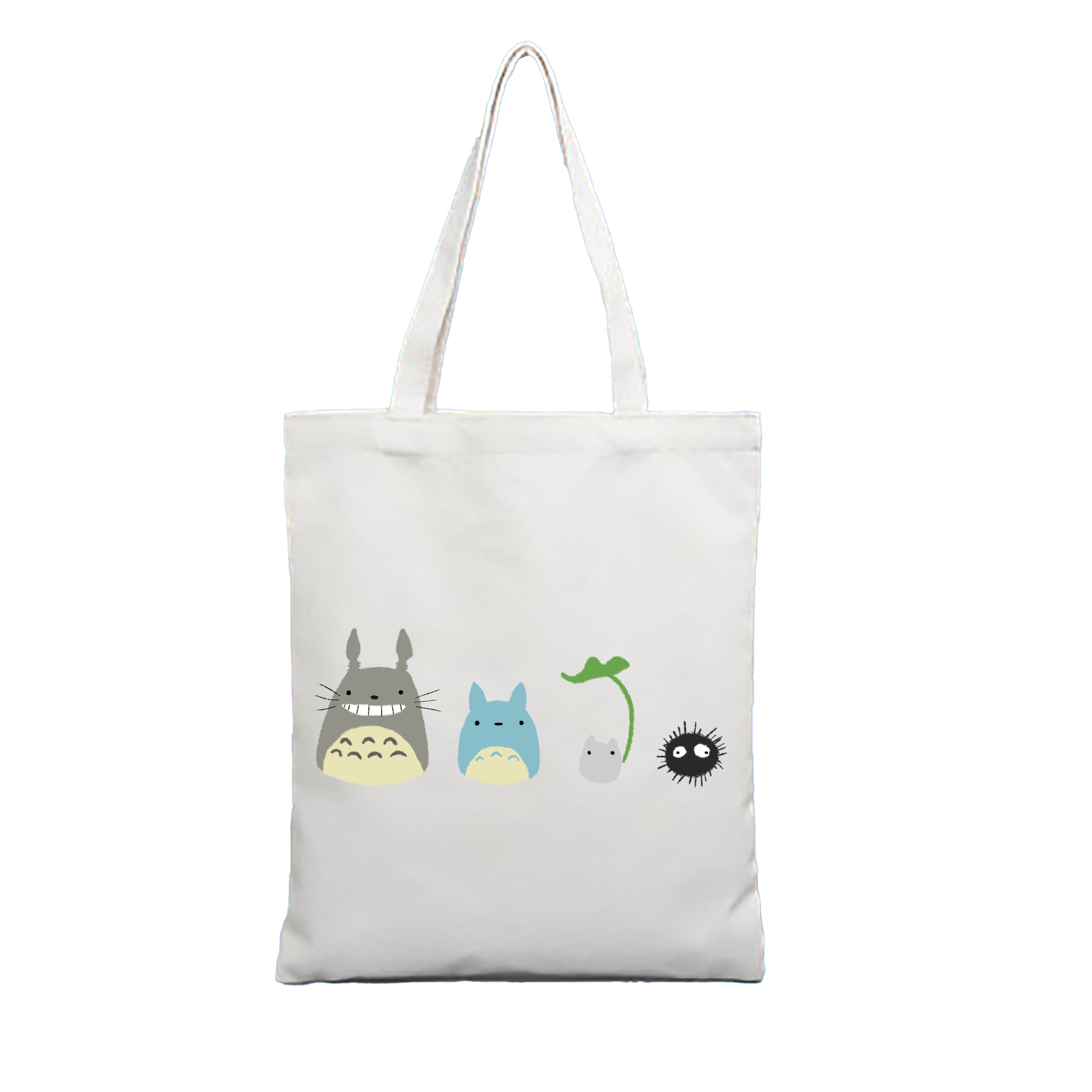 （画像用） となりのトトロ 草壁メイ 草壁サツキ My Neighbor Totoro Satsuki Kusakabe Mei Kusakabe 縦型キャンバス生地手提げバッグ　トートバッグ