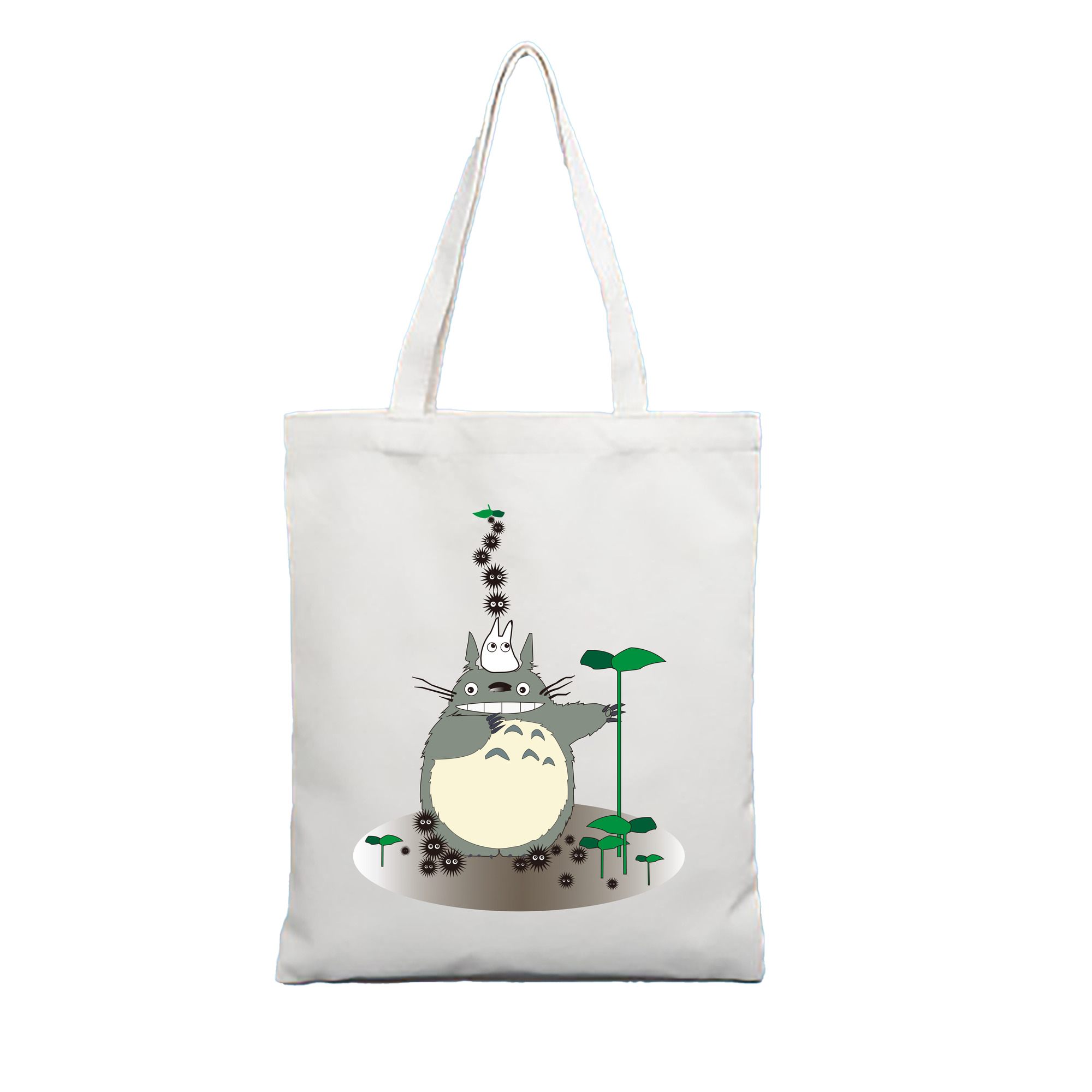 （画像用） となりのトトロ 草壁メイ 草壁サツキ My Neighbor Totoro Satsuki Kusakabe Mei Kusakabe 縦型キャンバス生地手提げバッグ　トートバッグ