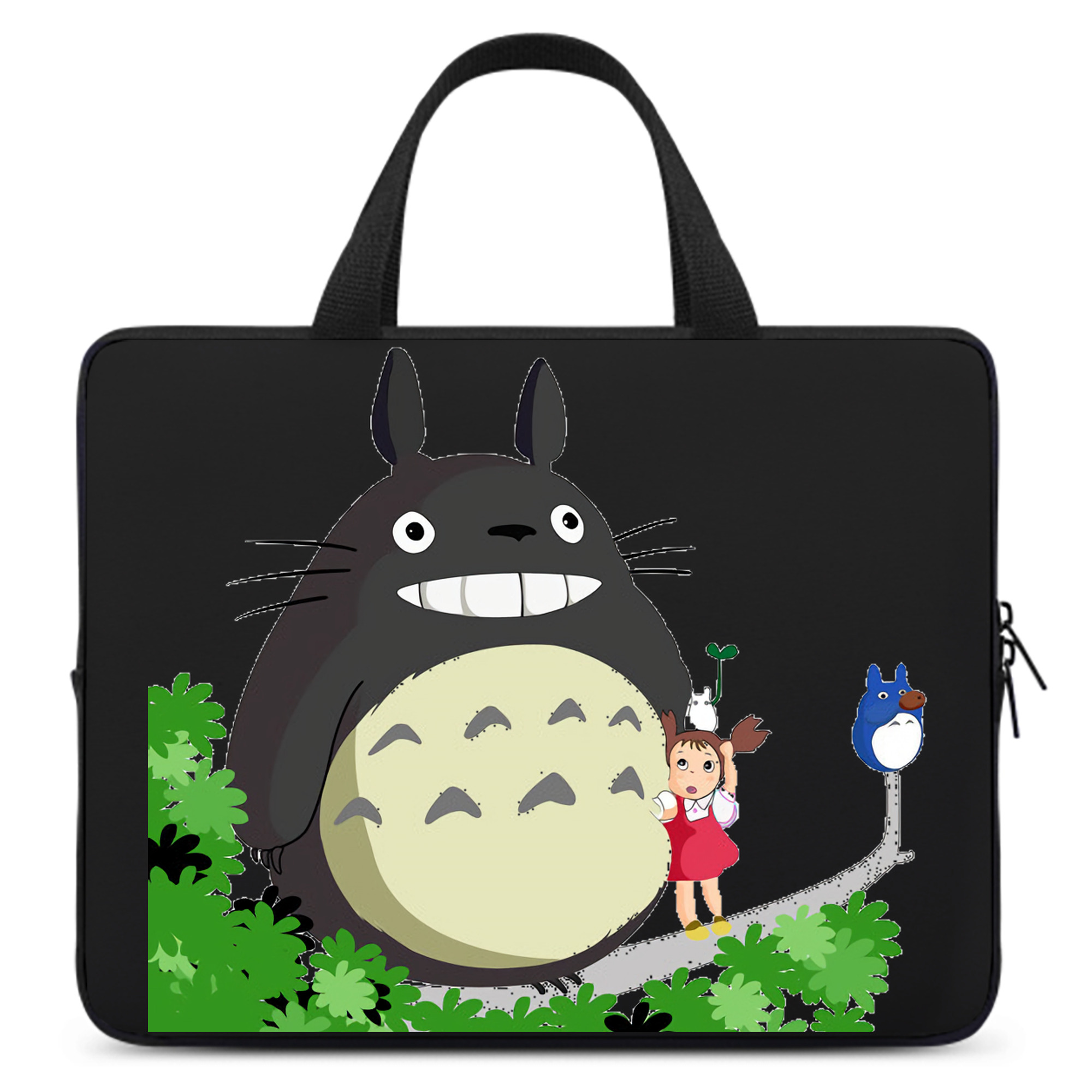（画像用） となりのトトロ 草壁メイ 草壁サツキ My Neighbor Totoro Satsuki Kusakabe Mei Kusakabe 手提げノートパソコンバッグ