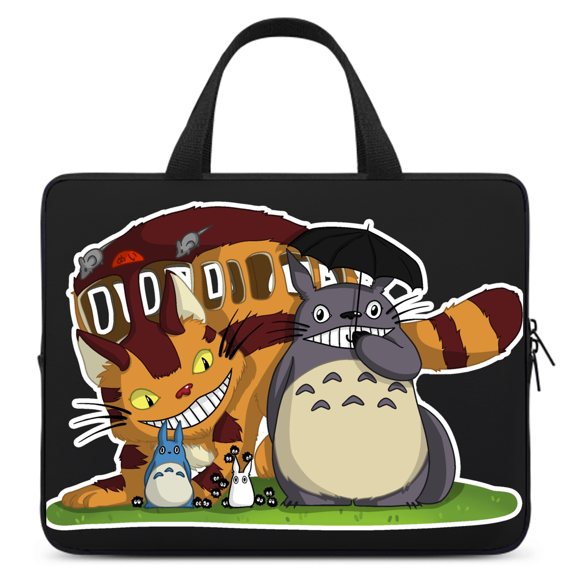 （画像用） となりのトトロ 草壁メイ 草壁サツキ My Neighbor Totoro Satsuki Kusakabe Mei Kusakabe 手提げノートパソコンバッグ
