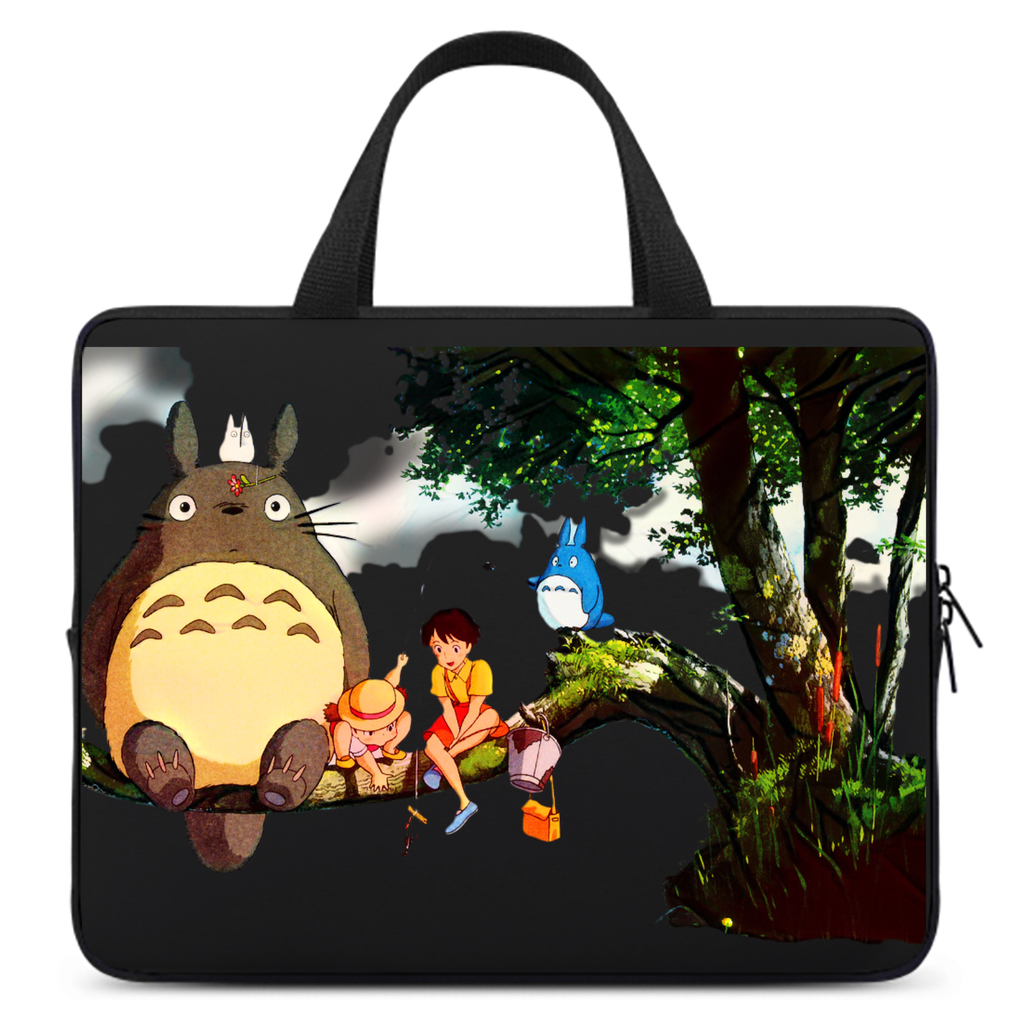 （画像用） となりのトトロ 草壁メイ 草壁サツキ My Neighbor Totoro Satsuki Kusakabe Mei Kusakabe 手提げノートパソコンバッグ
