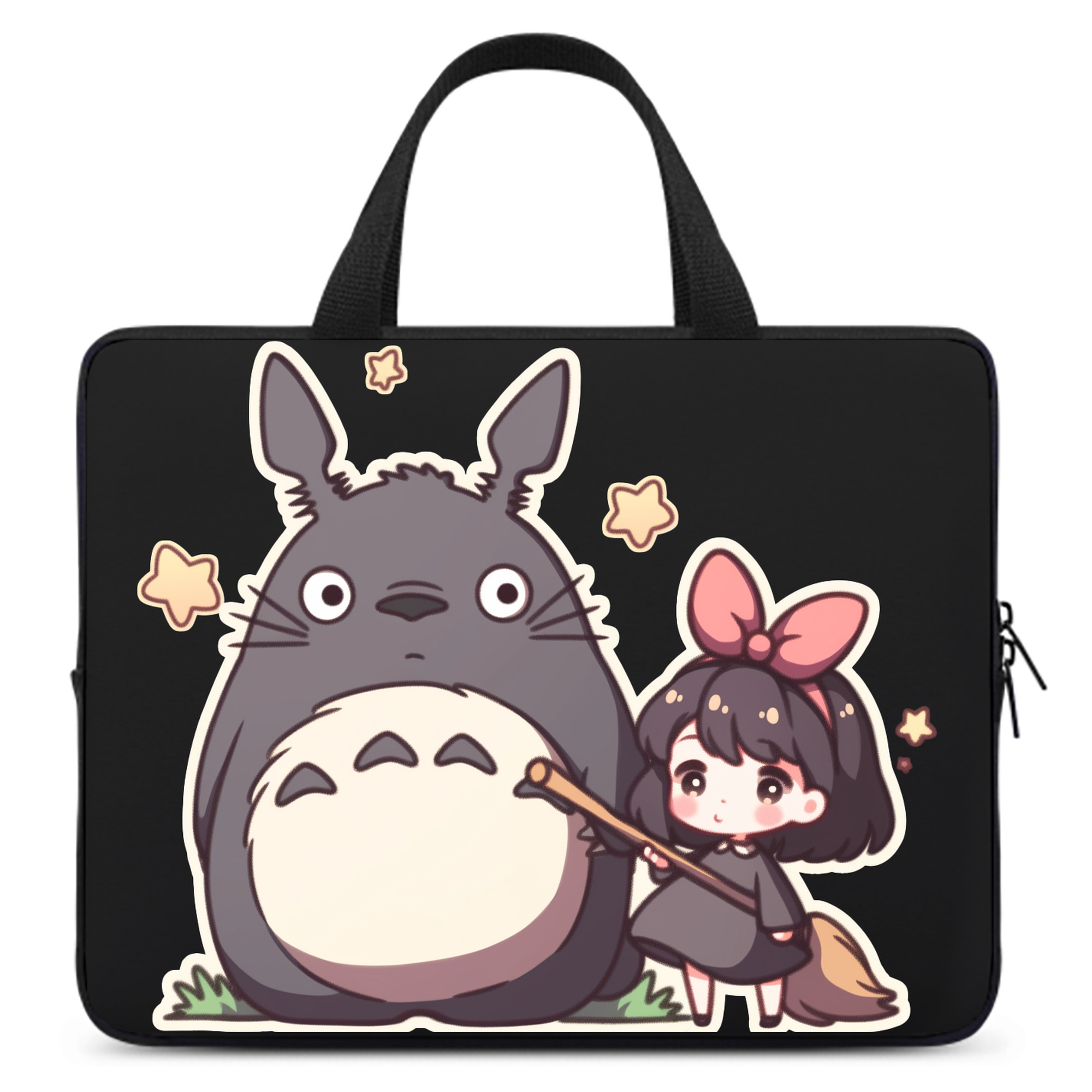 （画像用） となりのトトロ 草壁メイ 草壁サツキ My Neighbor Totoro Satsuki Kusakabe Mei Kusakabe 手提げノートパソコンバッグ