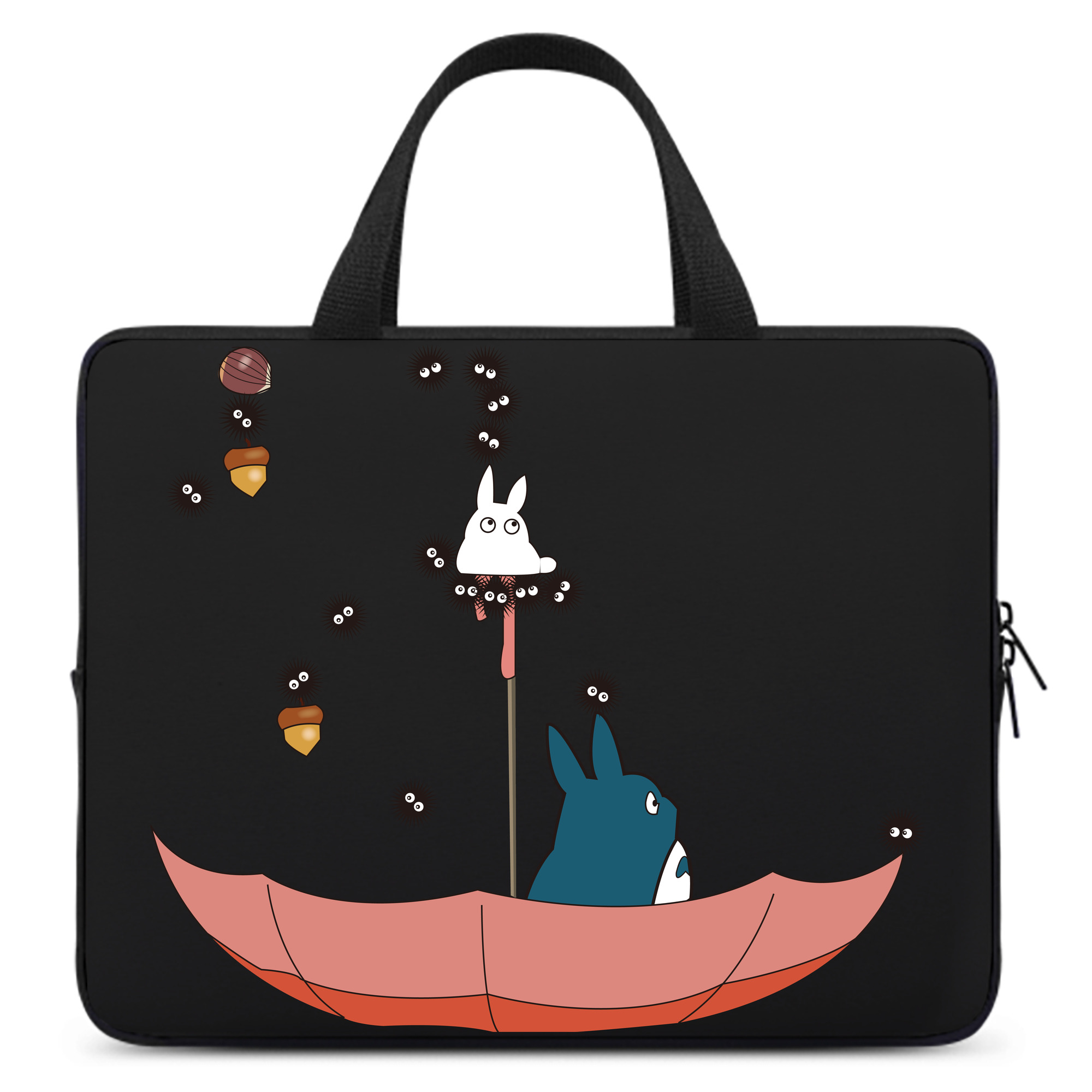 （画像用） となりのトトロ 草壁メイ 草壁サツキ My Neighbor Totoro Satsuki Kusakabe Mei Kusakabe 手提げノートパソコンバッグ