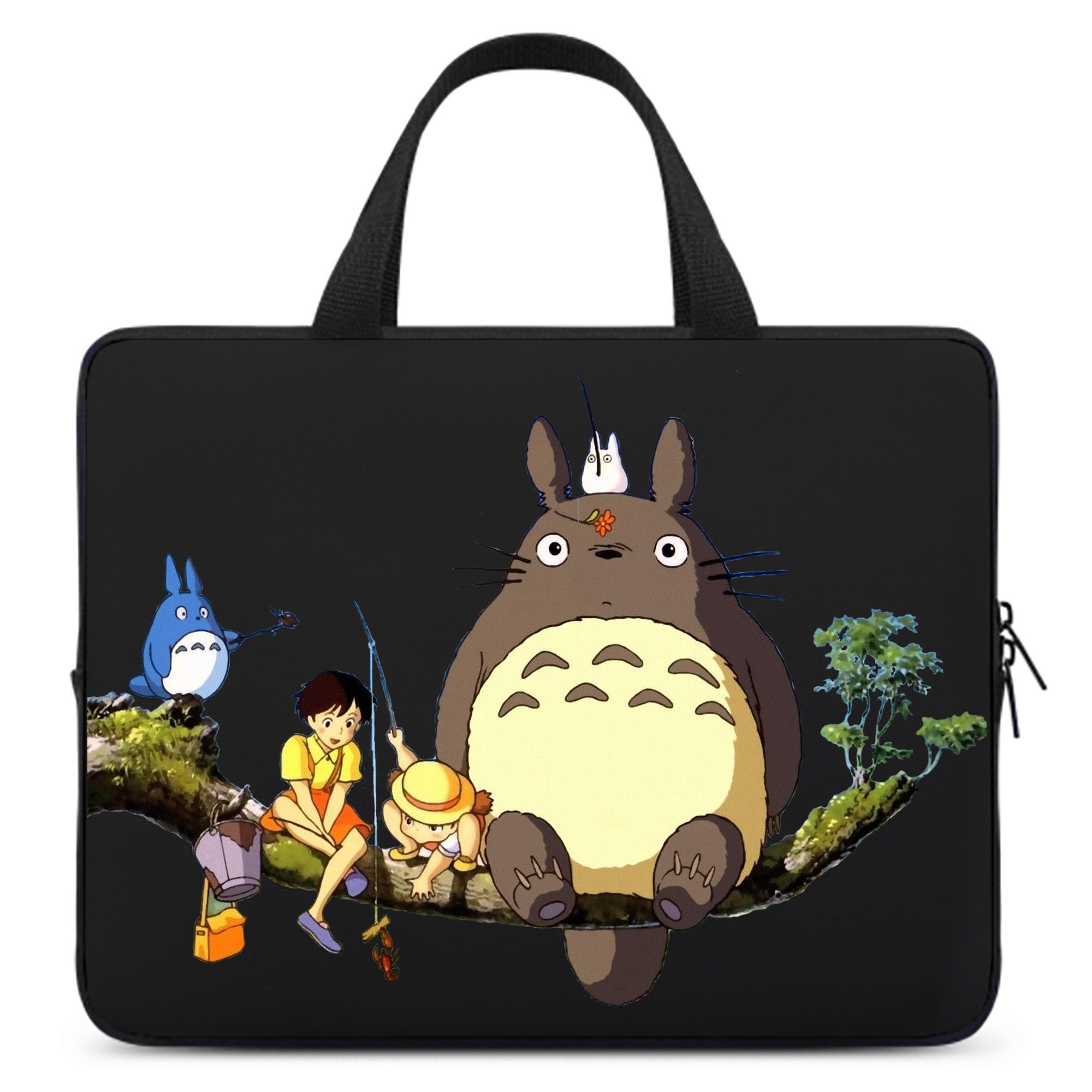（画像用） となりのトトロ 草壁メイ 草壁サツキ My Neighbor Totoro Satsuki Kusakabe Mei Kusakabe 手提げノートパソコンバッグ