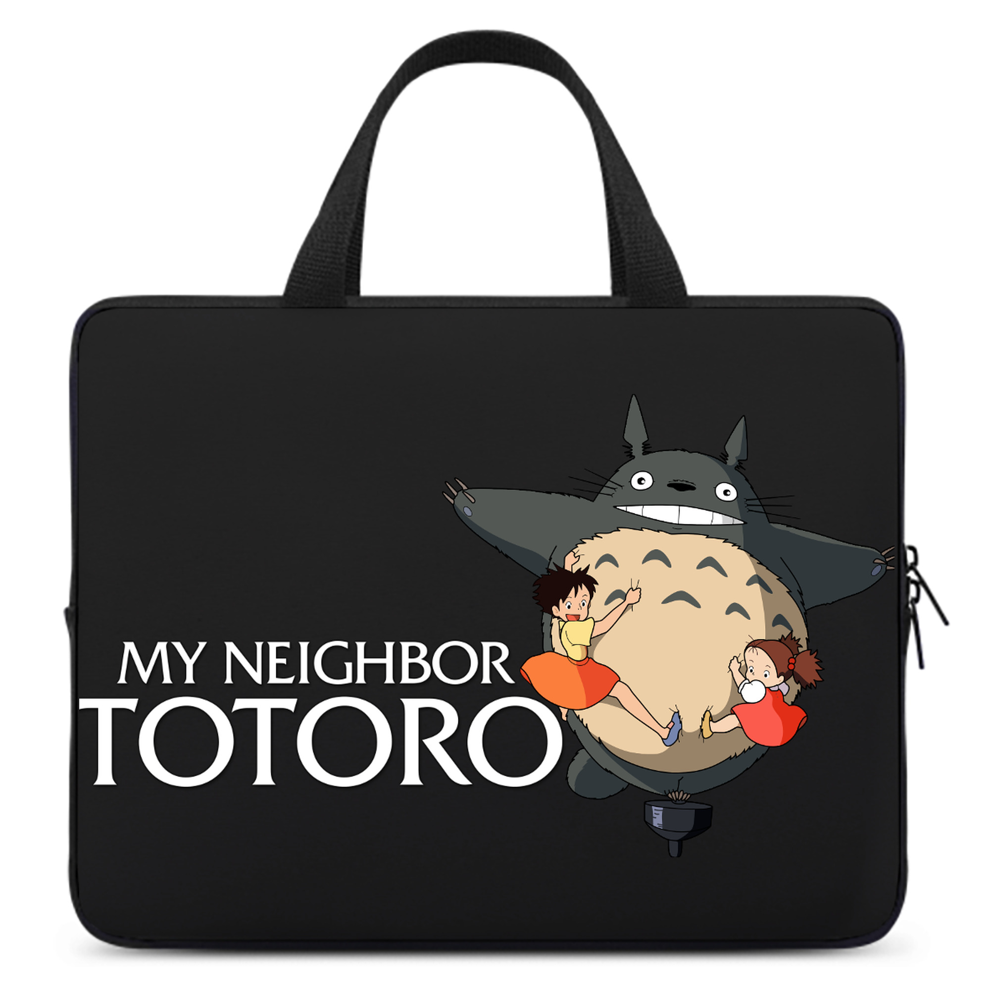 （画像用） となりのトトロ 草壁メイ 草壁サツキ My Neighbor Totoro Satsuki Kusakabe Mei Kusakabe 手提げノートパソコンバッグ