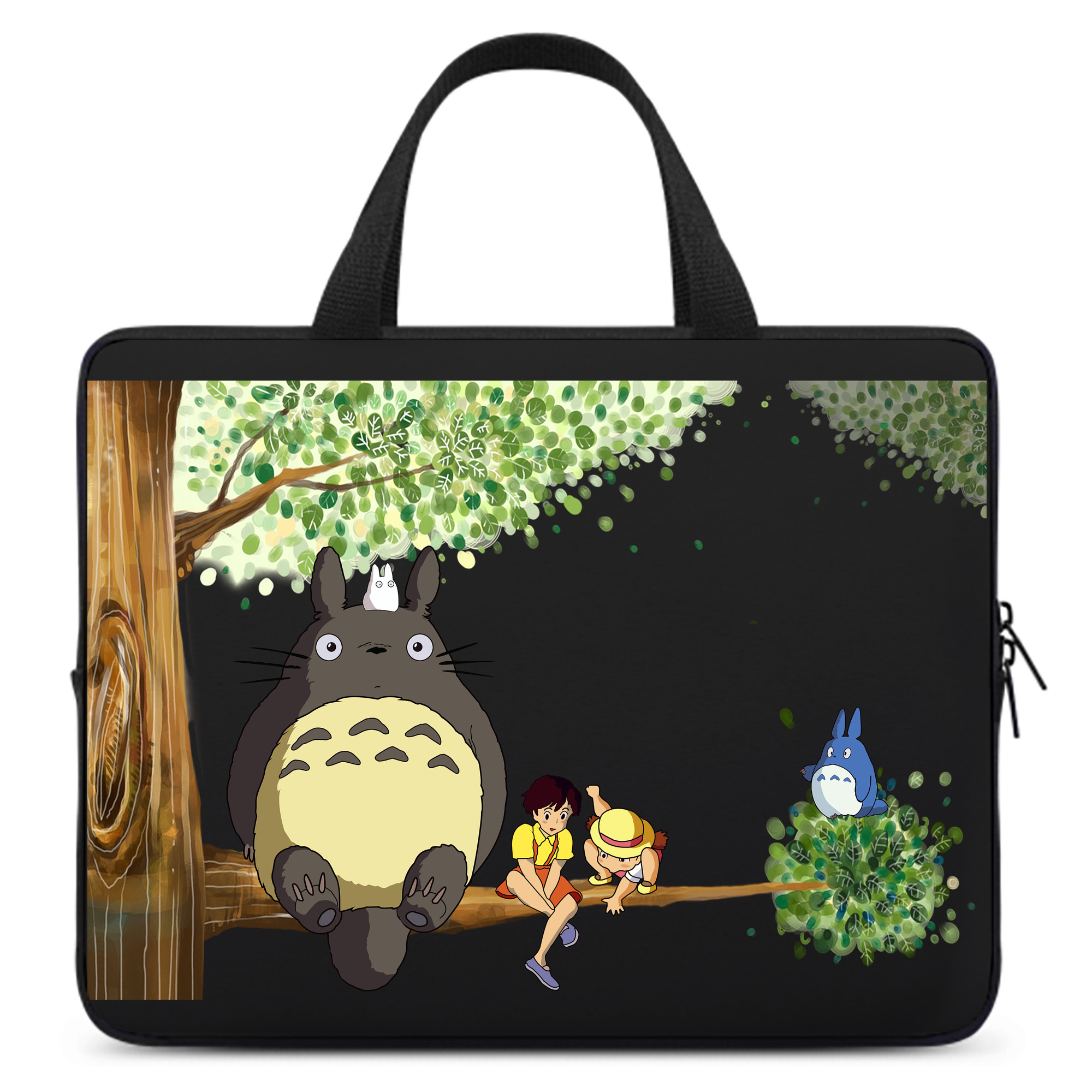 （画像用） となりのトトロ 草壁メイ 草壁サツキ My Neighbor Totoro Satsuki Kusakabe Mei Kusakabe 手提げノートパソコンバッグ