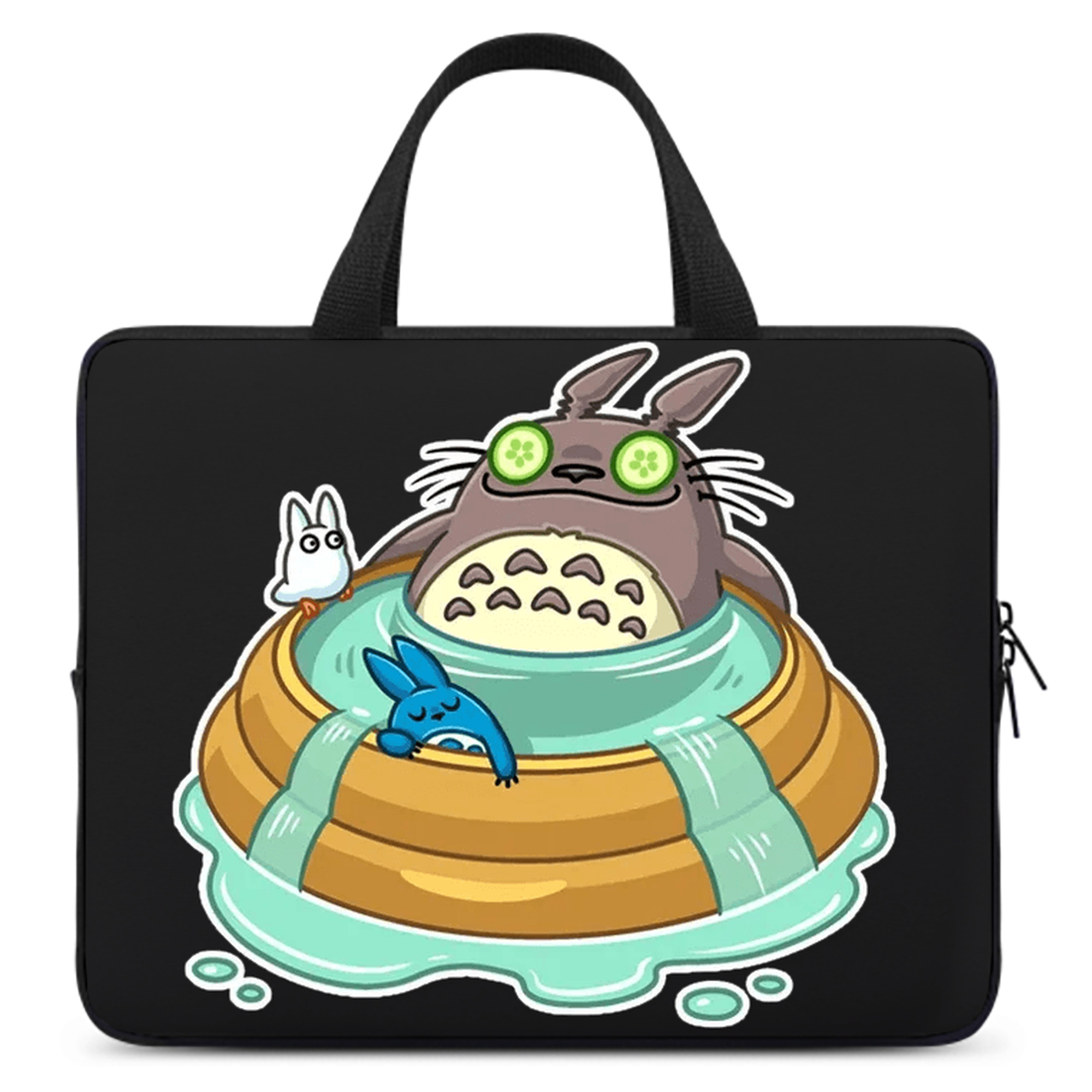 （画像用） となりのトトロ 草壁メイ 草壁サツキ My Neighbor Totoro Satsuki Kusakabe Mei Kusakabe 手提げノートパソコンバッグ
