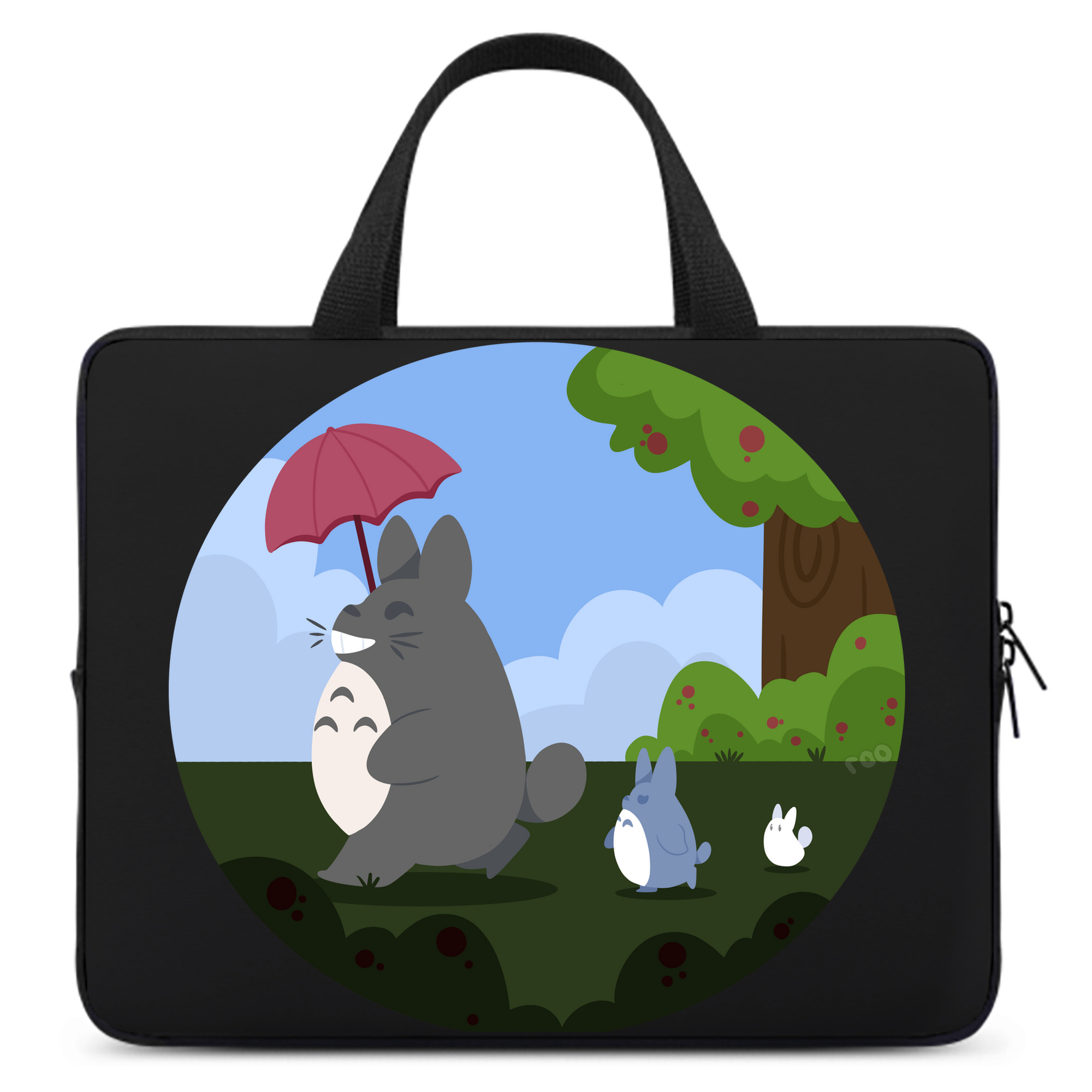 （画像用） となりのトトロ 草壁メイ 草壁サツキ My Neighbor Totoro Satsuki Kusakabe Mei Kusakabe 手提げノートパソコンバッグ