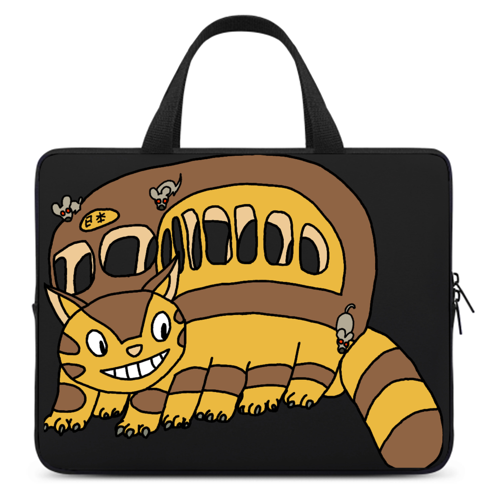 （画像用） となりのトトロ 草壁メイ 草壁サツキ My Neighbor Totoro Satsuki Kusakabe Mei Kusakabe 手提げノートパソコンバッグ