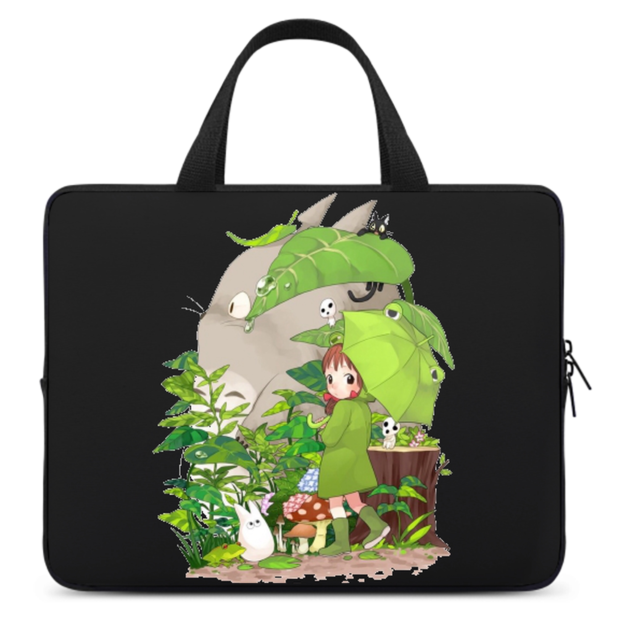 （画像用） となりのトトロ 草壁メイ 草壁サツキ My Neighbor Totoro Satsuki Kusakabe Mei Kusakabe 手提げノートパソコンバッグ