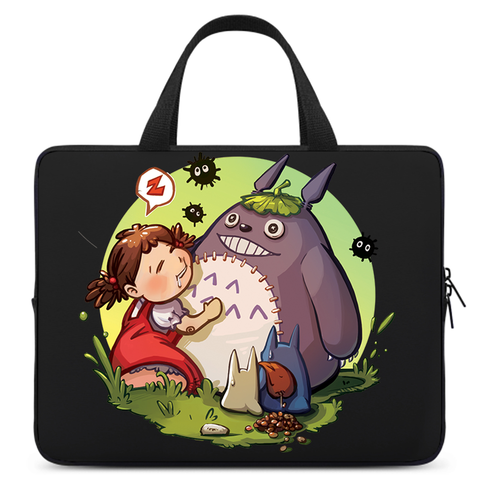 （画像用） となりのトトロ 草壁メイ 草壁サツキ My Neighbor Totoro Satsuki Kusakabe Mei Kusakabe 手提げノートパソコンバッグ