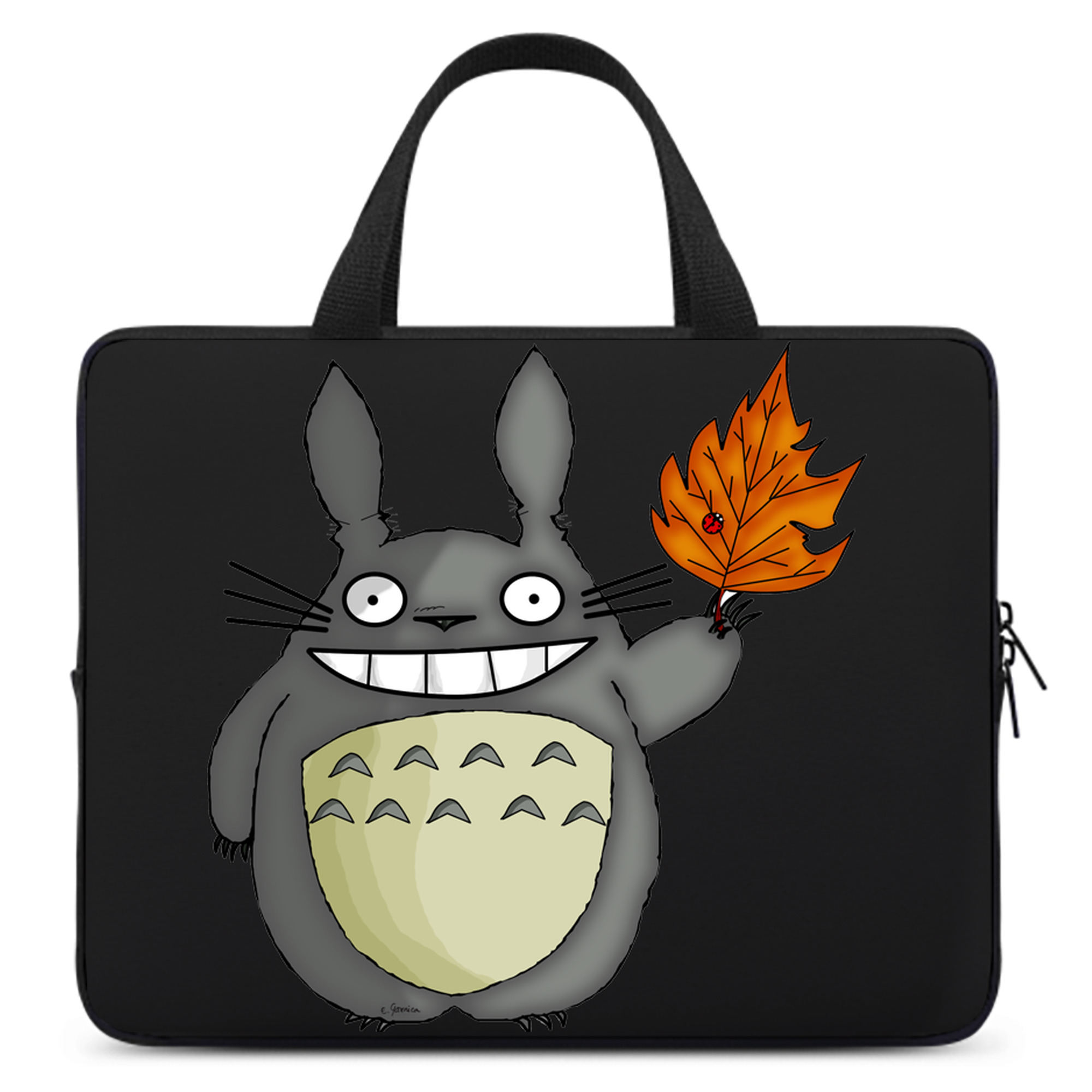 （画像用） となりのトトロ 草壁メイ 草壁サツキ My Neighbor Totoro Satsuki Kusakabe Mei Kusakabe 手提げノートパソコンバッグ