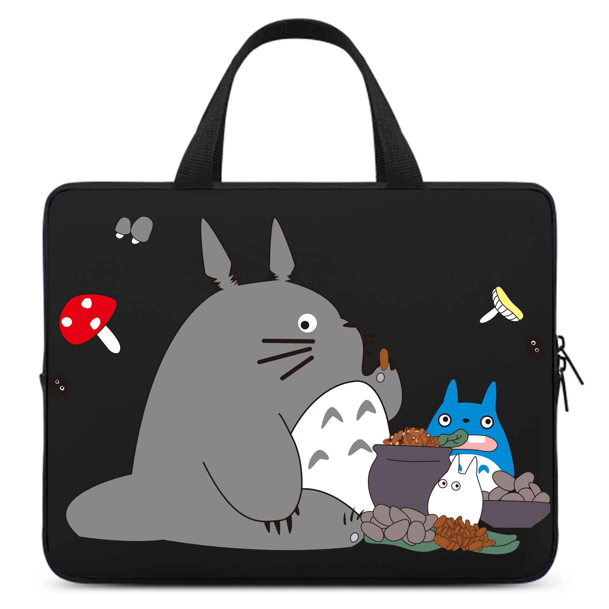 （画像用） となりのトトロ 草壁メイ 草壁サツキ My Neighbor Totoro Satsuki Kusakabe Mei Kusakabe 手提げノートパソコンバッグ