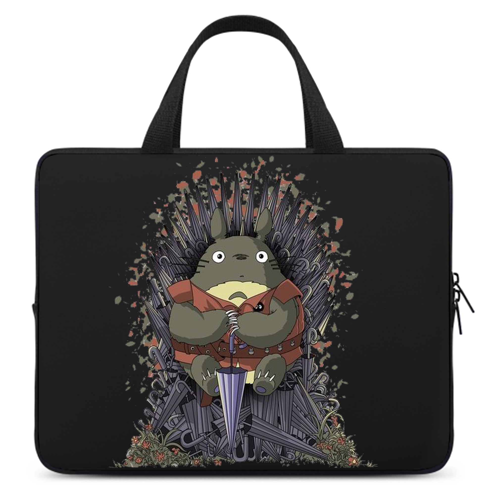 （画像用） となりのトトロ 草壁メイ 草壁サツキ My Neighbor Totoro Satsuki Kusakabe Mei Kusakabe 手提げノートパソコンバッグ
