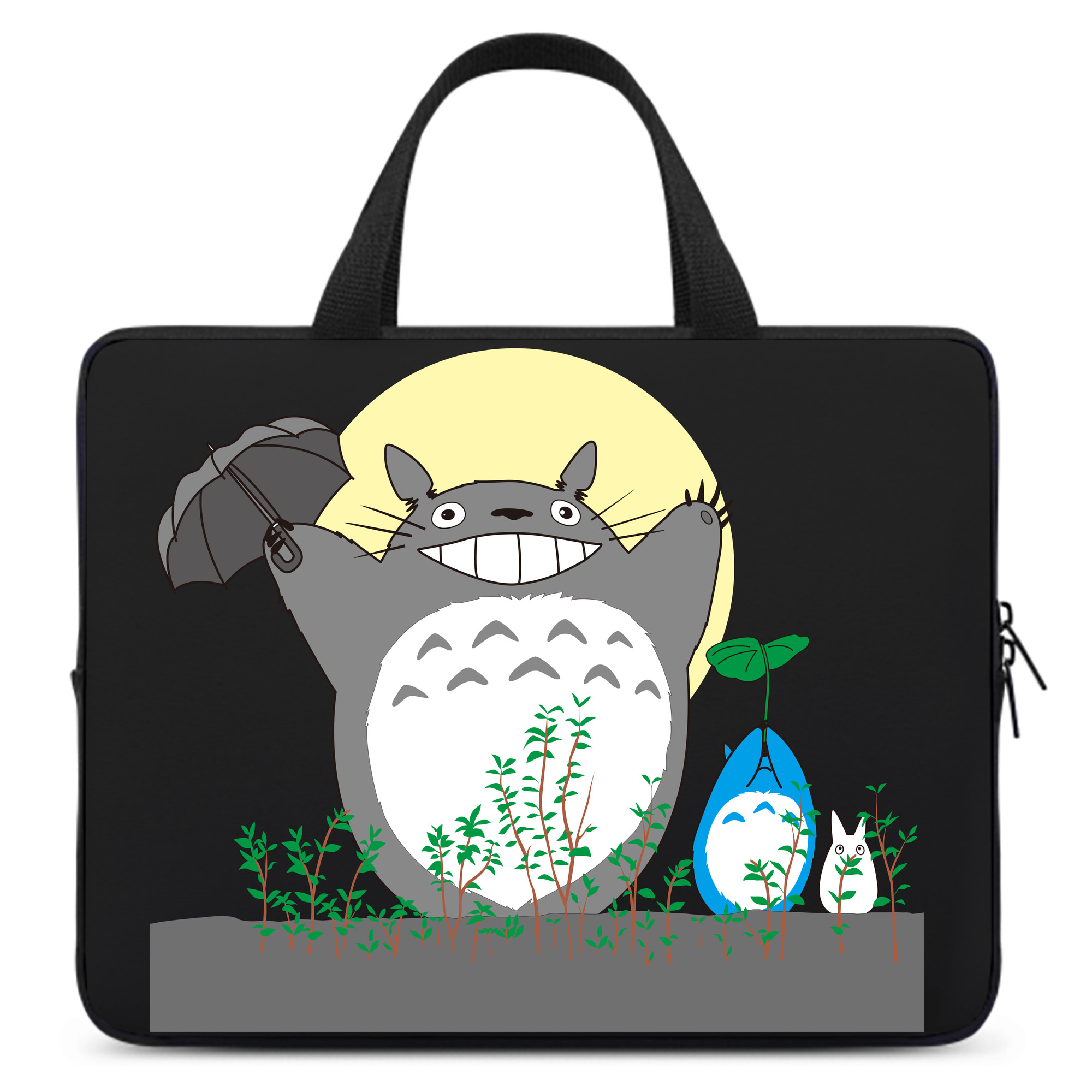 （画像用） となりのトトロ 草壁メイ 草壁サツキ My Neighbor Totoro Satsuki Kusakabe Mei Kusakabe 手提げノートパソコンバッグ