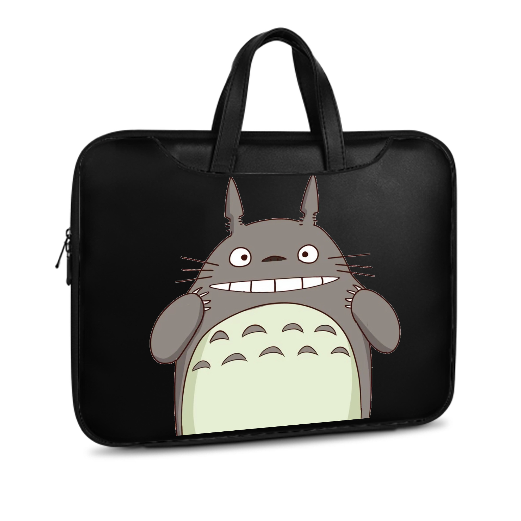 （画像用） となりのトトロ 草壁メイ 草壁サツキ My Neighbor Totoro Satsuki Kusakabe Mei Kusakabe レザーラップトップバッグ　ノートパソコンケース