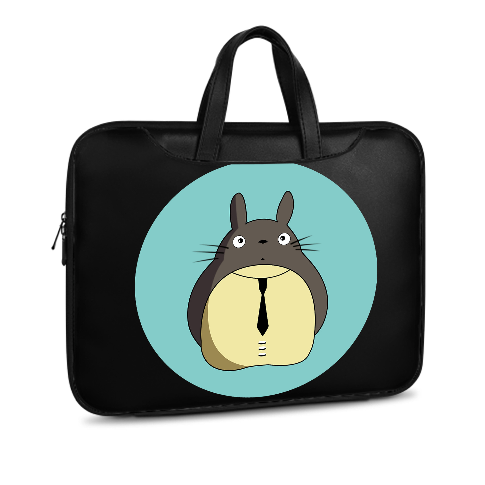 （画像用） となりのトトロ 草壁メイ 草壁サツキ My Neighbor Totoro Satsuki Kusakabe Mei Kusakabe レザーラップトップバッグ　ノートパソコンケース
