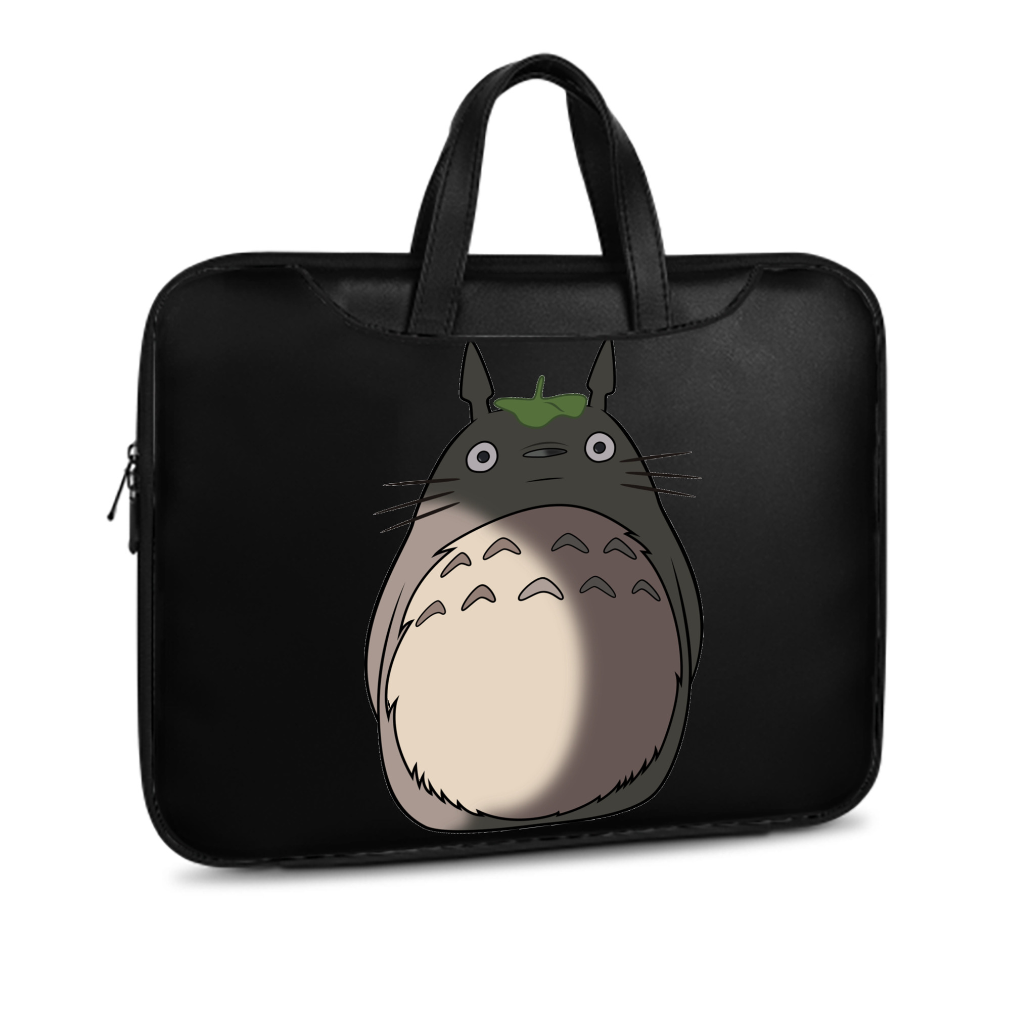 （画像用） となりのトトロ 草壁メイ 草壁サツキ My Neighbor Totoro Satsuki Kusakabe Mei Kusakabe レザーラップトップバッグ　ノートパソコンケース