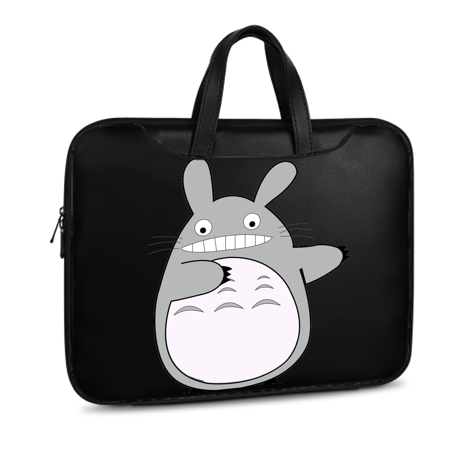 （画像用） となりのトトロ 草壁メイ 草壁サツキ My Neighbor Totoro Satsuki Kusakabe Mei Kusakabe レザーラップトップバッグ　ノートパソコンケース