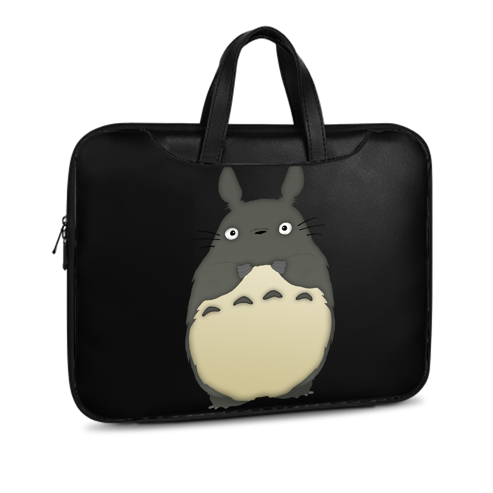 （画像用） となりのトトロ 草壁メイ 草壁サツキ My Neighbor Totoro Satsuki Kusakabe Mei Kusakabe レザーラップトップバッグ　ノートパソコンケース