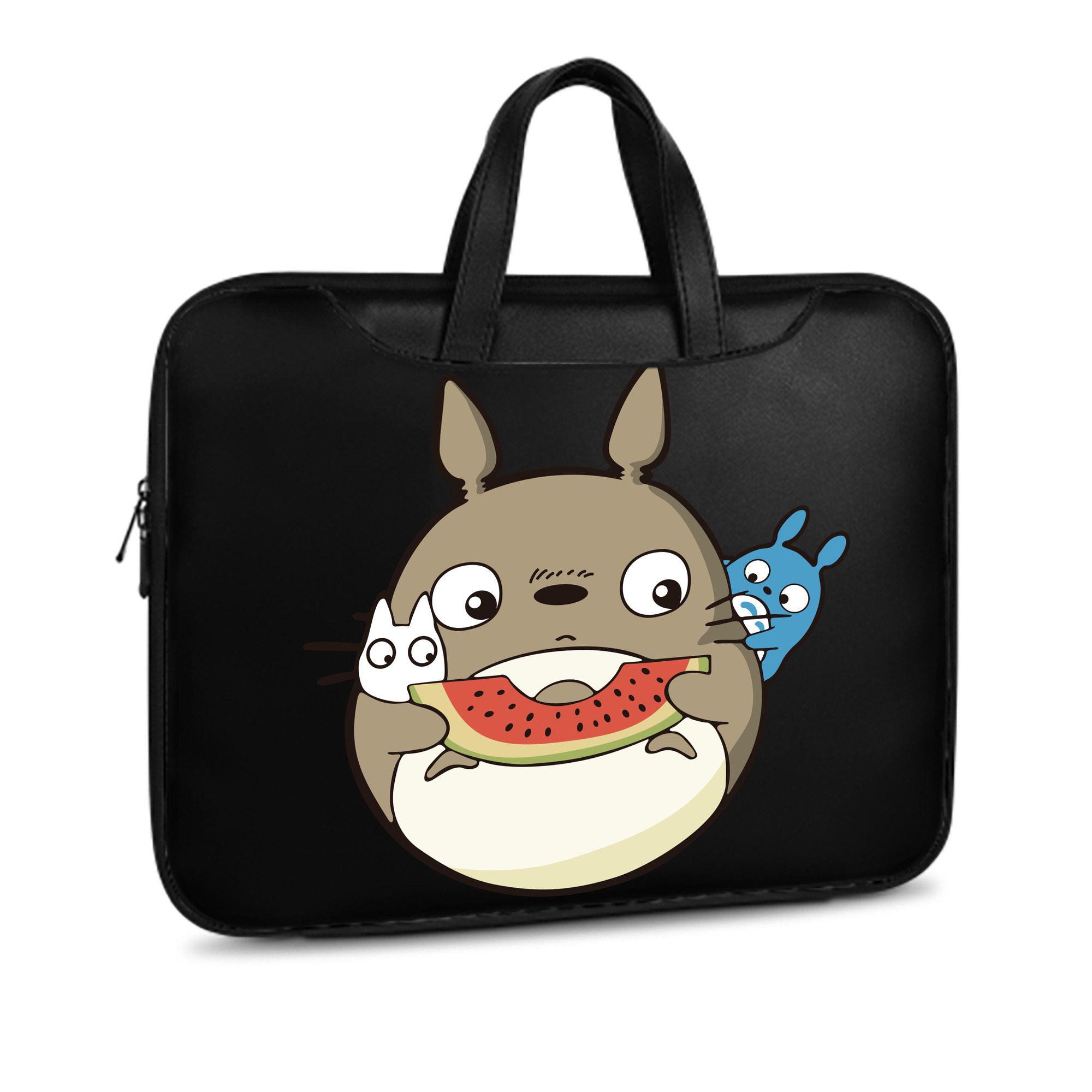 （画像用） となりのトトロ 草壁メイ 草壁サツキ My Neighbor Totoro Satsuki Kusakabe Mei Kusakabe レザーラップトップバッグ　ノートパソコンケース