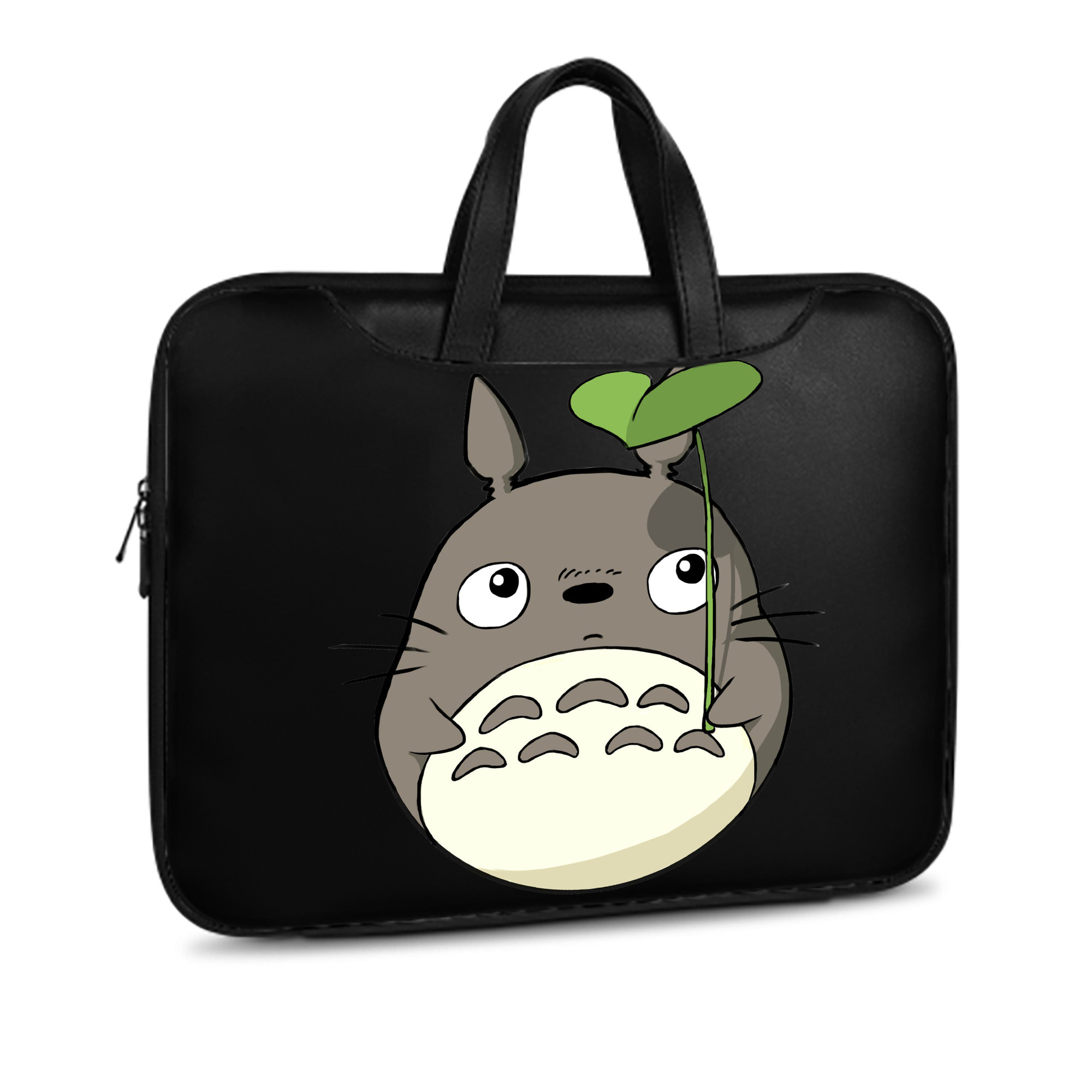 （画像用） となりのトトロ 草壁メイ 草壁サツキ My Neighbor Totoro Satsuki Kusakabe Mei Kusakabe レザーラップトップバッグ　ノートパソコンケース