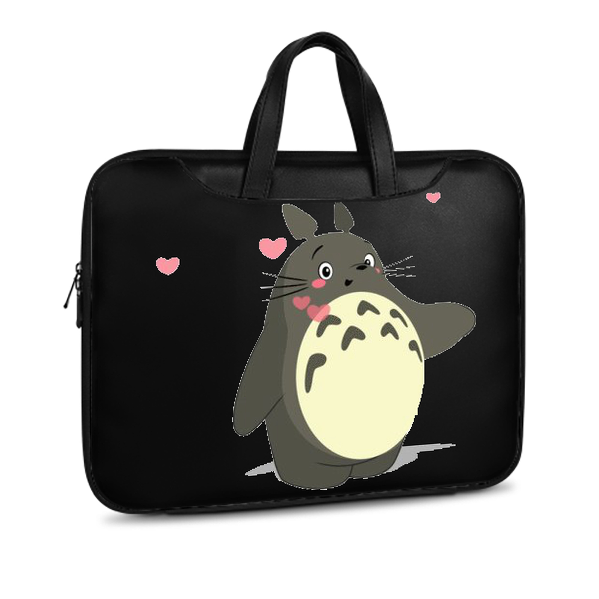 （画像用） となりのトトロ 草壁メイ 草壁サツキ My Neighbor Totoro Satsuki Kusakabe Mei Kusakabe レザーラップトップバッグ　ノートパソコンケース