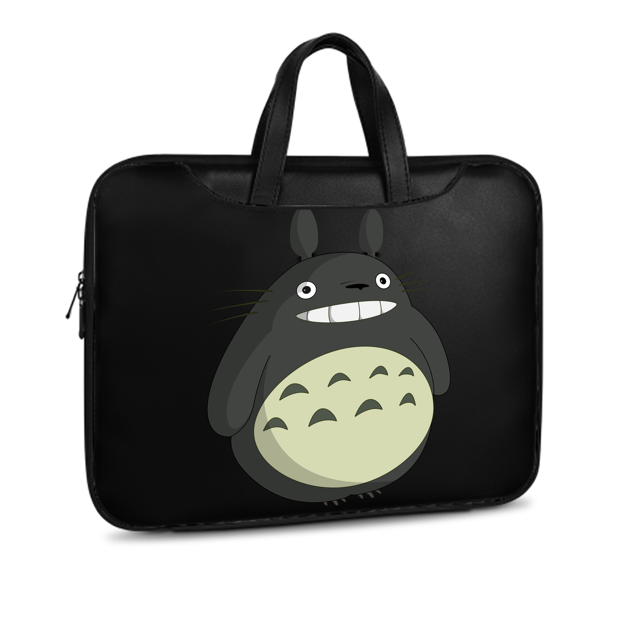 （画像用） となりのトトロ 草壁メイ 草壁サツキ My Neighbor Totoro Satsuki Kusakabe Mei Kusakabe レザーラップトップバッグ　ノートパソコンケース