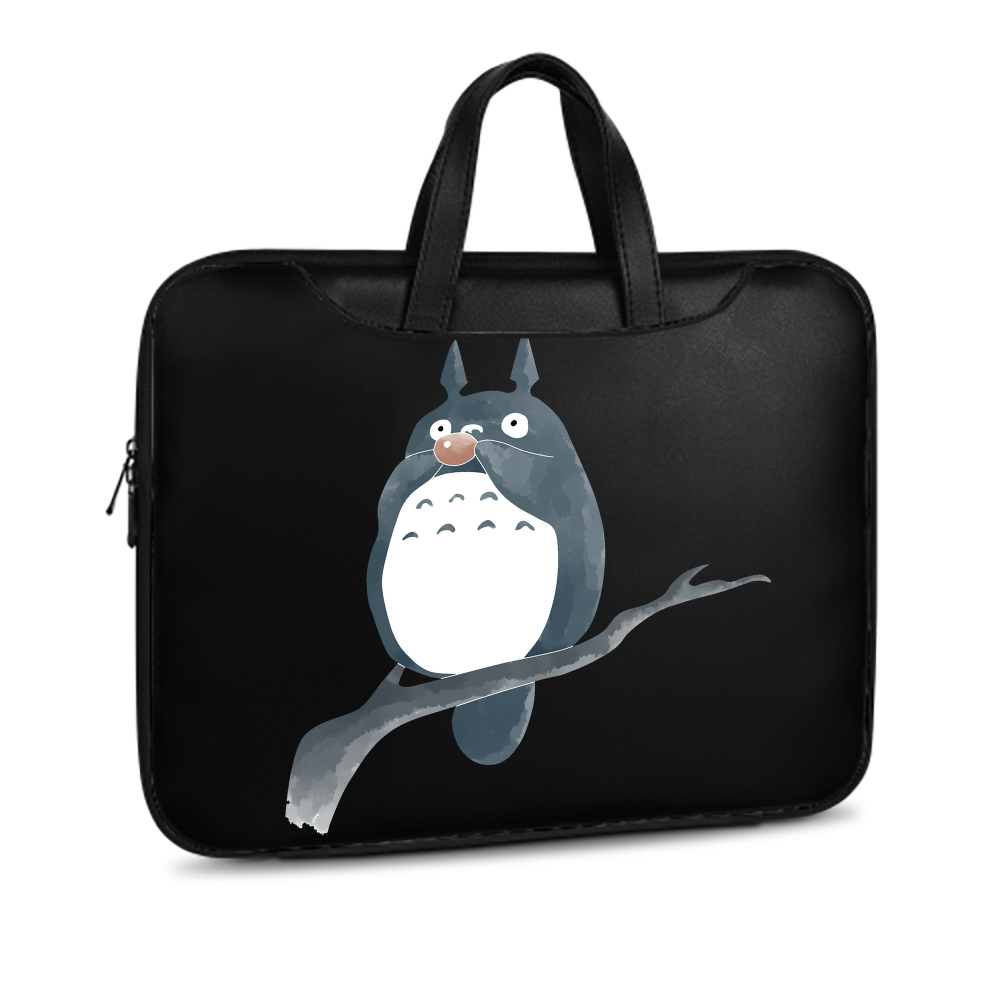 （画像用） となりのトトロ 草壁メイ 草壁サツキ My Neighbor Totoro Satsuki Kusakabe Mei Kusakabe レザーラップトップバッグ　ノートパソコンケース