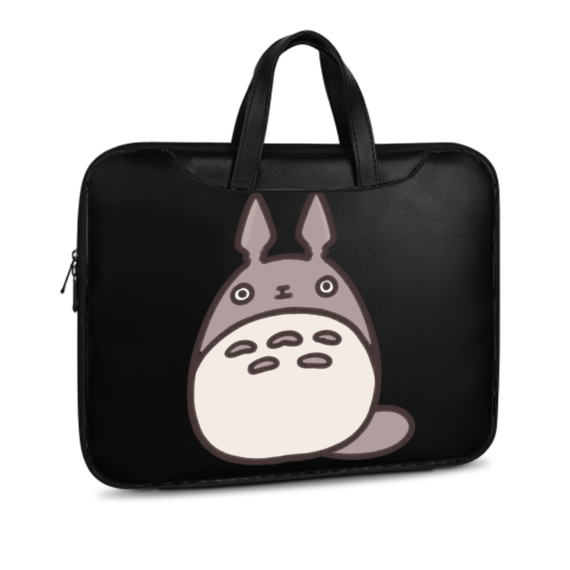 （画像用） となりのトトロ 草壁メイ 草壁サツキ My Neighbor Totoro Satsuki Kusakabe Mei Kusakabe レザーラップトップバッグ　ノートパソコンケース