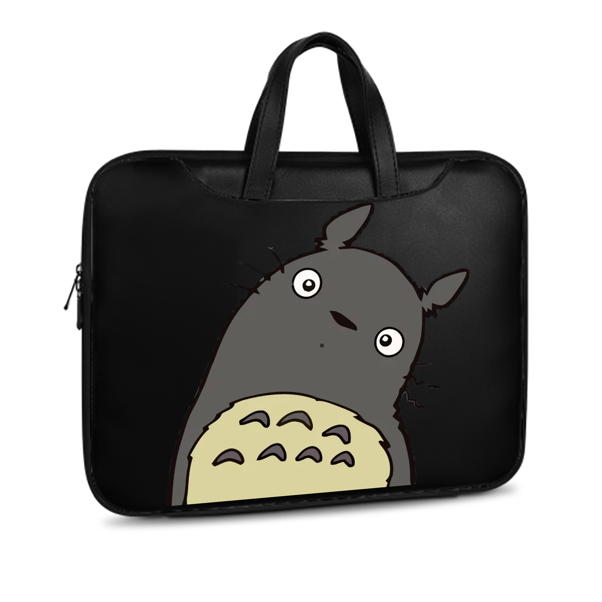 （画像用） となりのトトロ 草壁メイ 草壁サツキ My Neighbor Totoro Satsuki Kusakabe Mei Kusakabe レザーラップトップバッグ　ノートパソコンケース