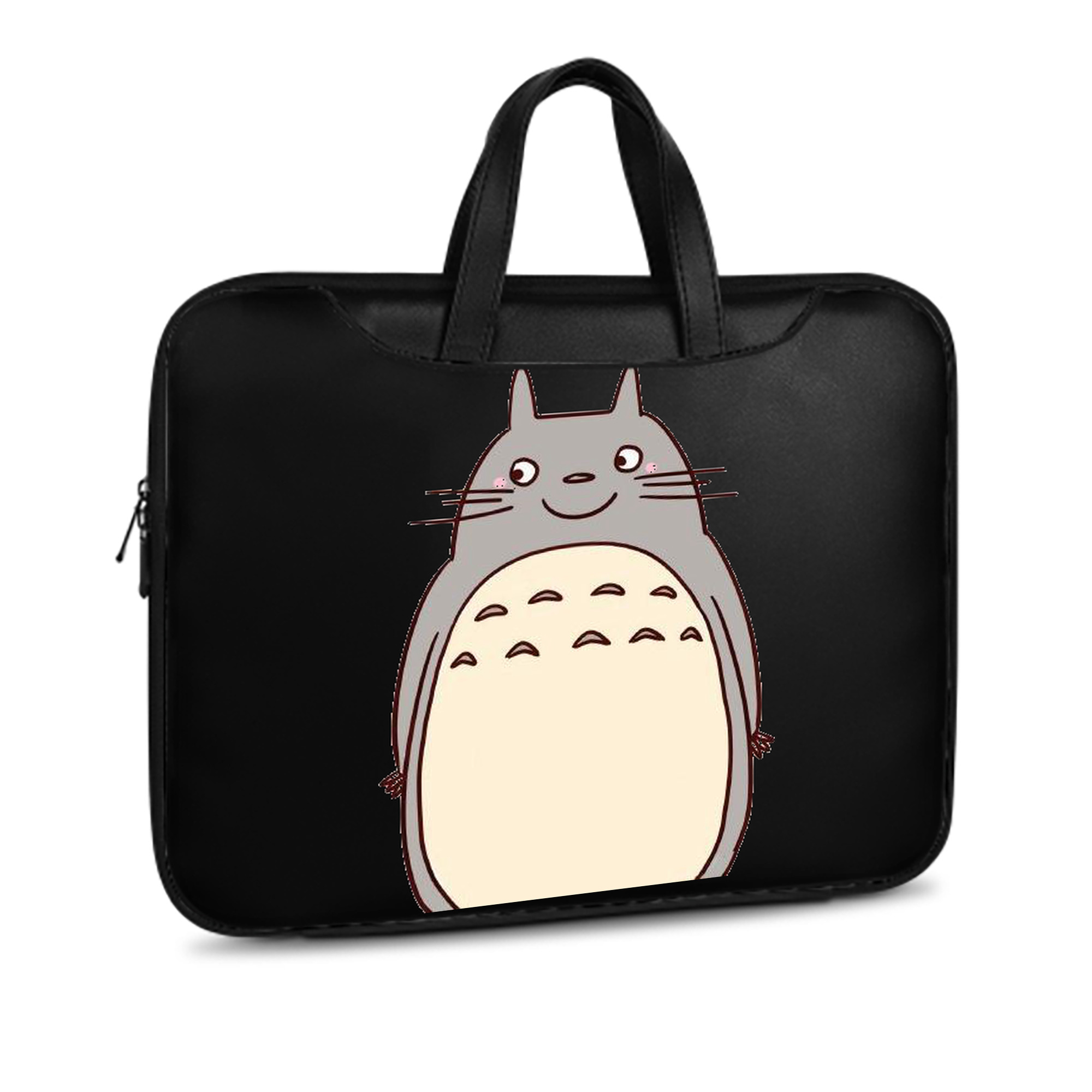 （画像用） となりのトトロ 草壁メイ 草壁サツキ My Neighbor Totoro Satsuki Kusakabe Mei Kusakabe レザーラップトップバッグ　ノートパソコンケース