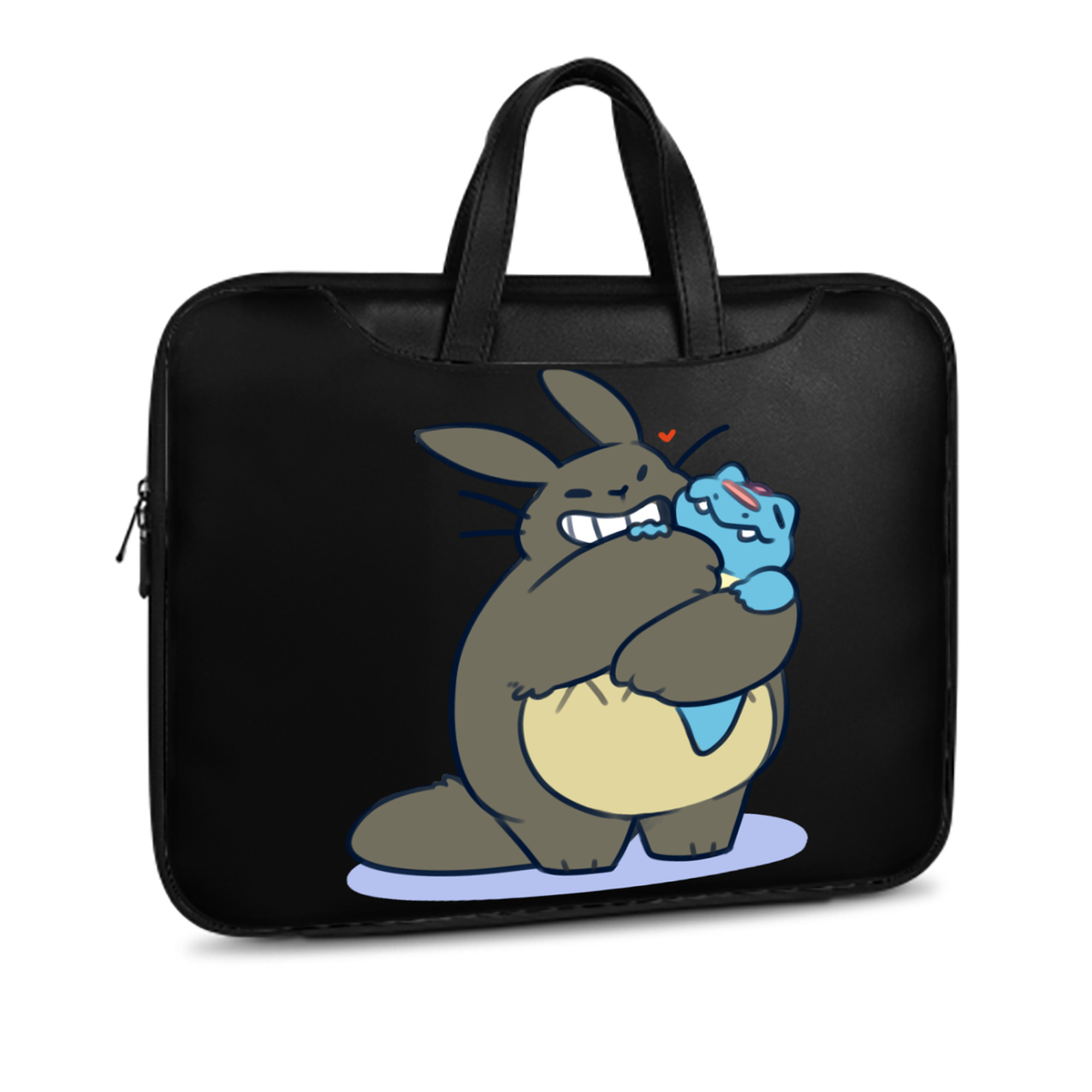 （画像用） となりのトトロ 草壁メイ 草壁サツキ My Neighbor Totoro Satsuki Kusakabe Mei Kusakabe レザーラップトップバッグ　ノートパソコンケース