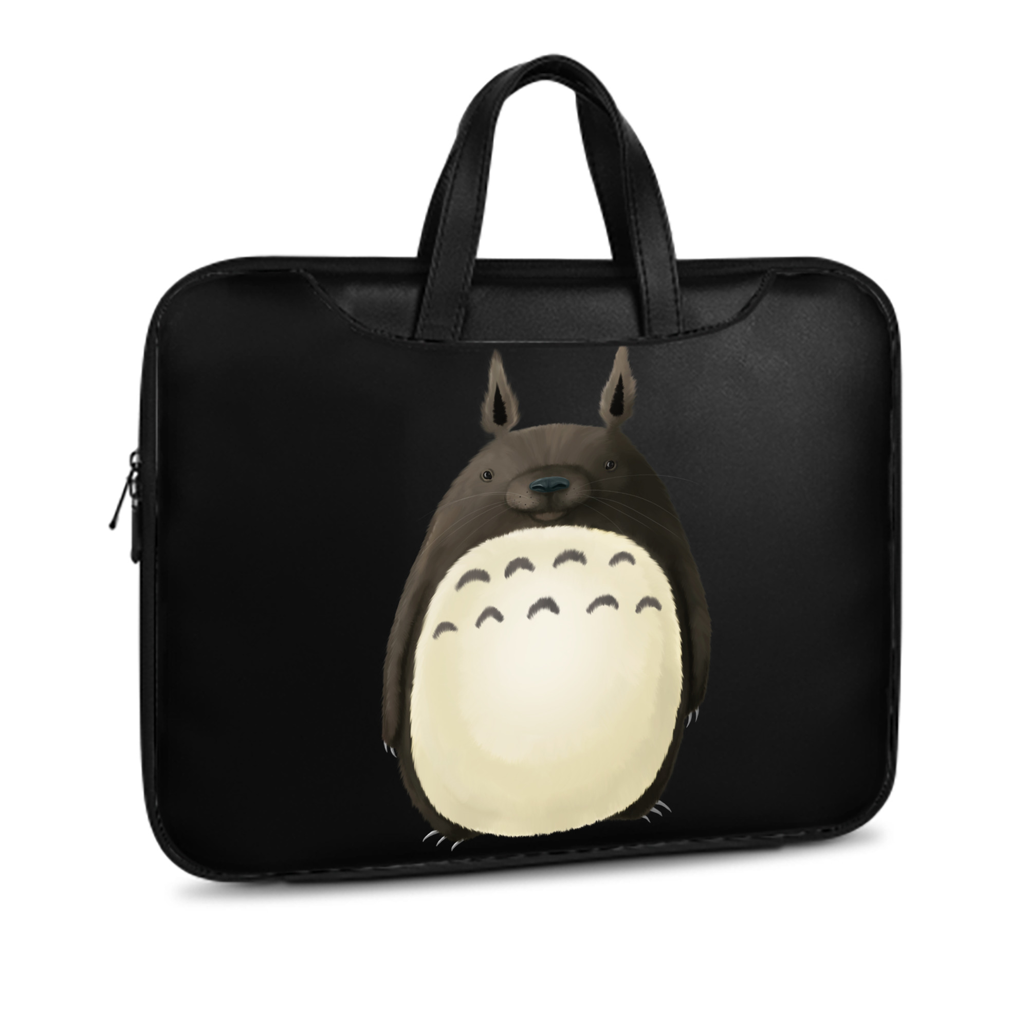 （画像用） となりのトトロ 草壁メイ 草壁サツキ My Neighbor Totoro Satsuki Kusakabe Mei Kusakabe レザーラップトップバッグ　ノートパソコンケース