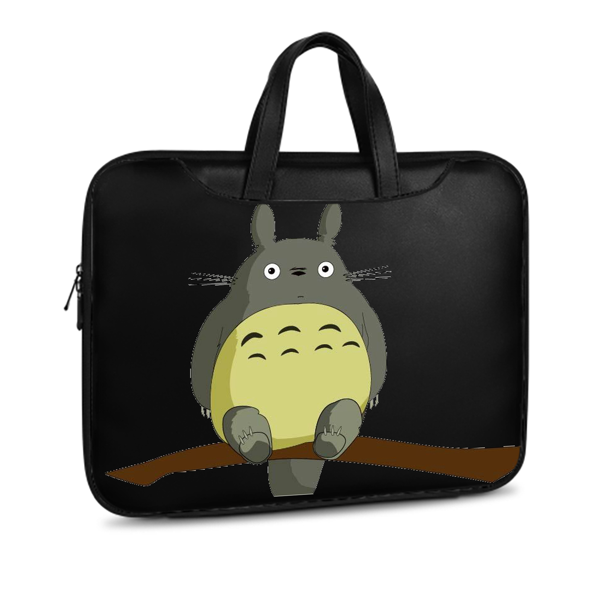 （画像用） となりのトトロ 草壁メイ 草壁サツキ My Neighbor Totoro Satsuki Kusakabe Mei Kusakabe レザーラップトップバッグ　ノートパソコンケース