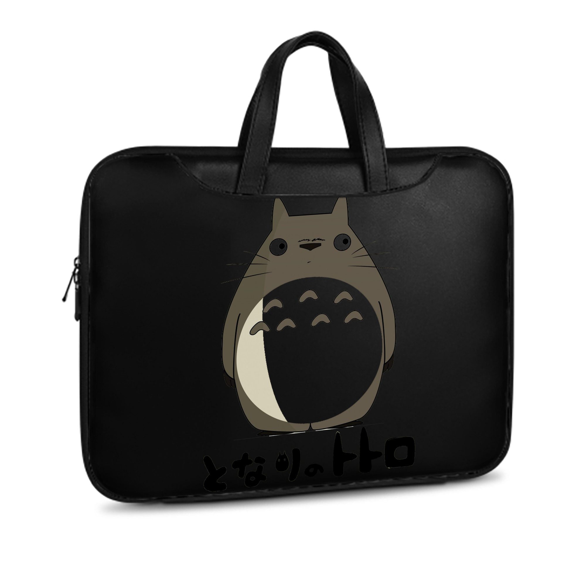 （画像用） となりのトトロ 草壁メイ 草壁サツキ My Neighbor Totoro Satsuki Kusakabe Mei Kusakabe レザーラップトップバッグ　ノートパソコンケース