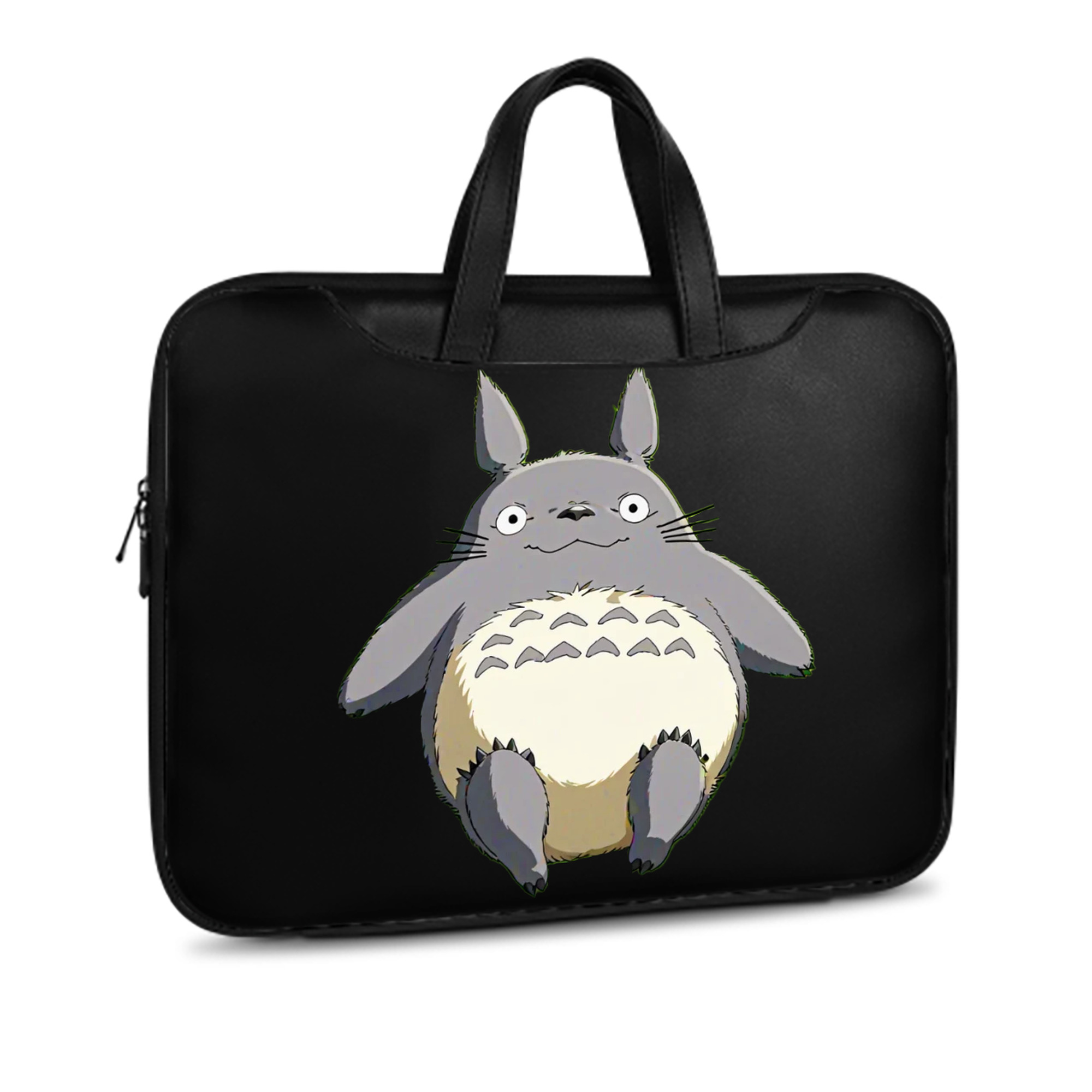 （画像用） となりのトトロ 草壁メイ 草壁サツキ My Neighbor Totoro Satsuki Kusakabe Mei Kusakabe レザーラップトップバッグ　ノートパソコンケース